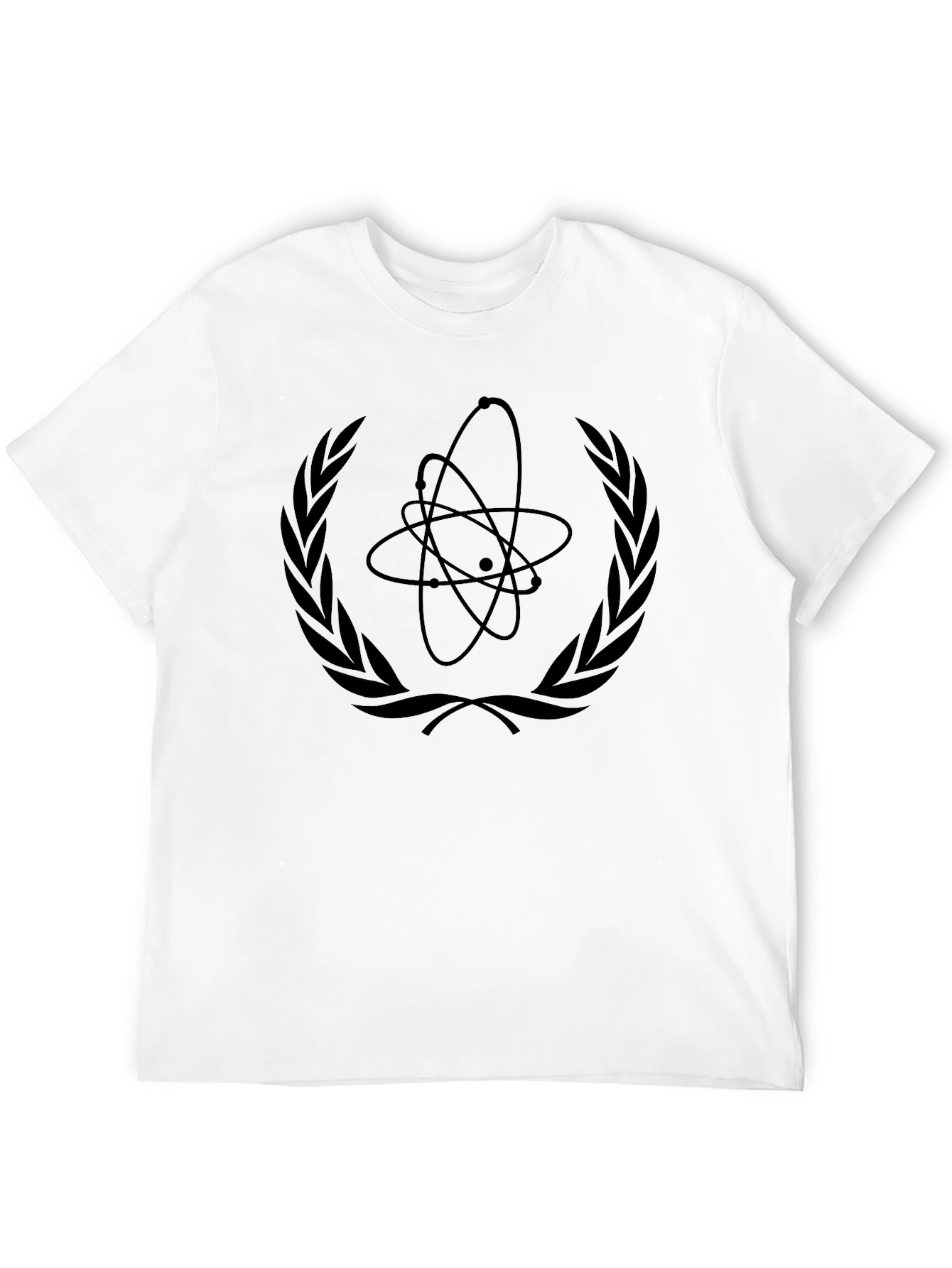 Atomic Laurel Wreath Graphic Tee - Black