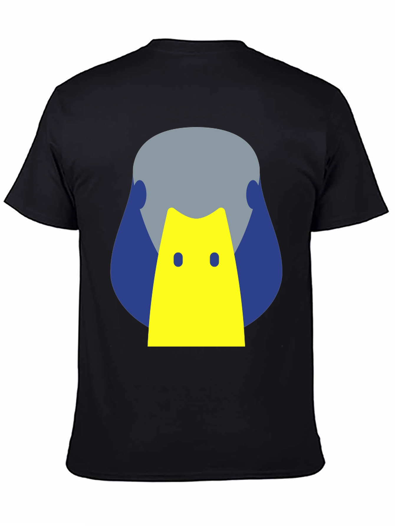 Geometric Duck Graphic Tee - Modern Casual Style