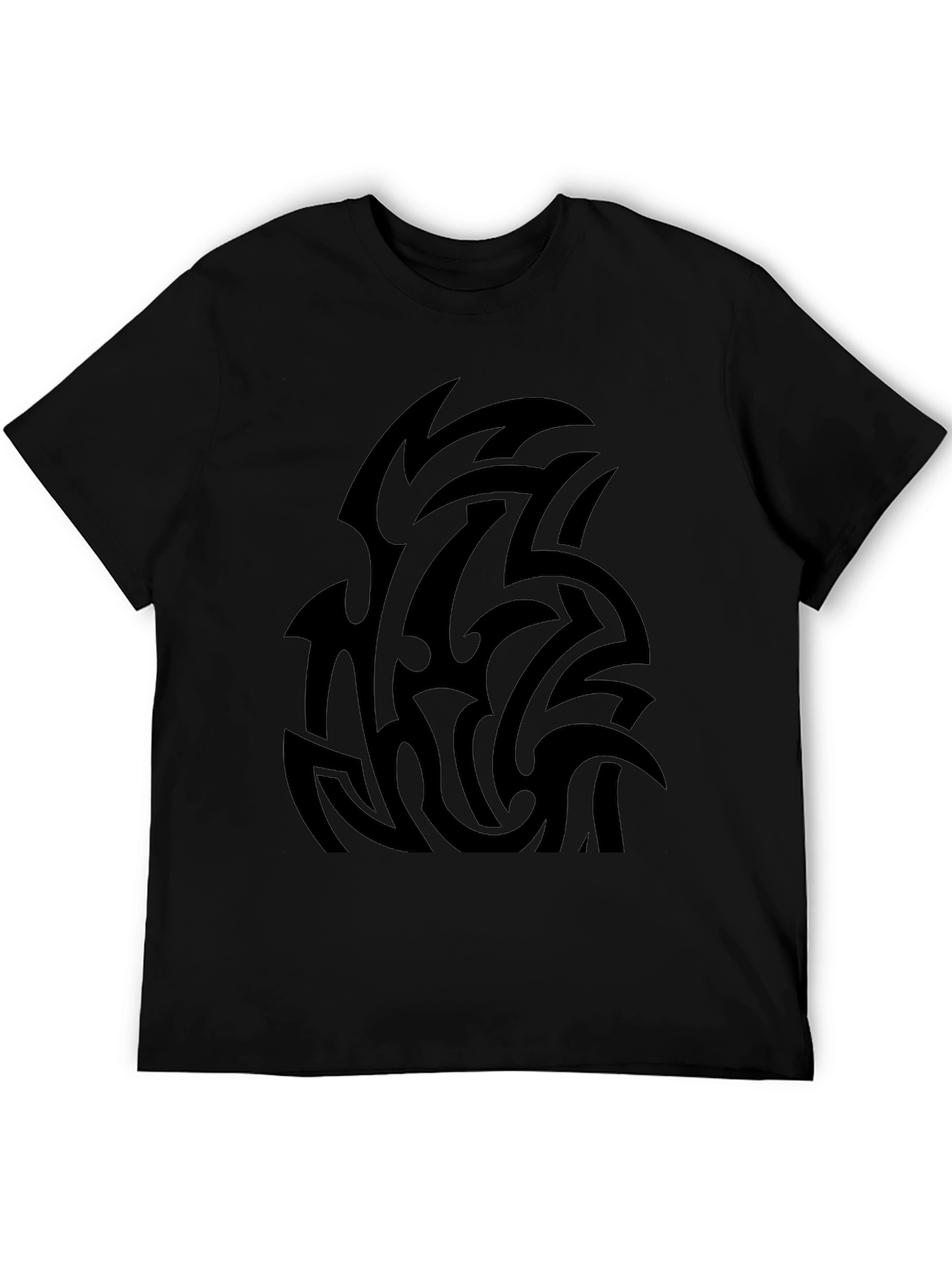 Tribal Graphic Black T-Shirt