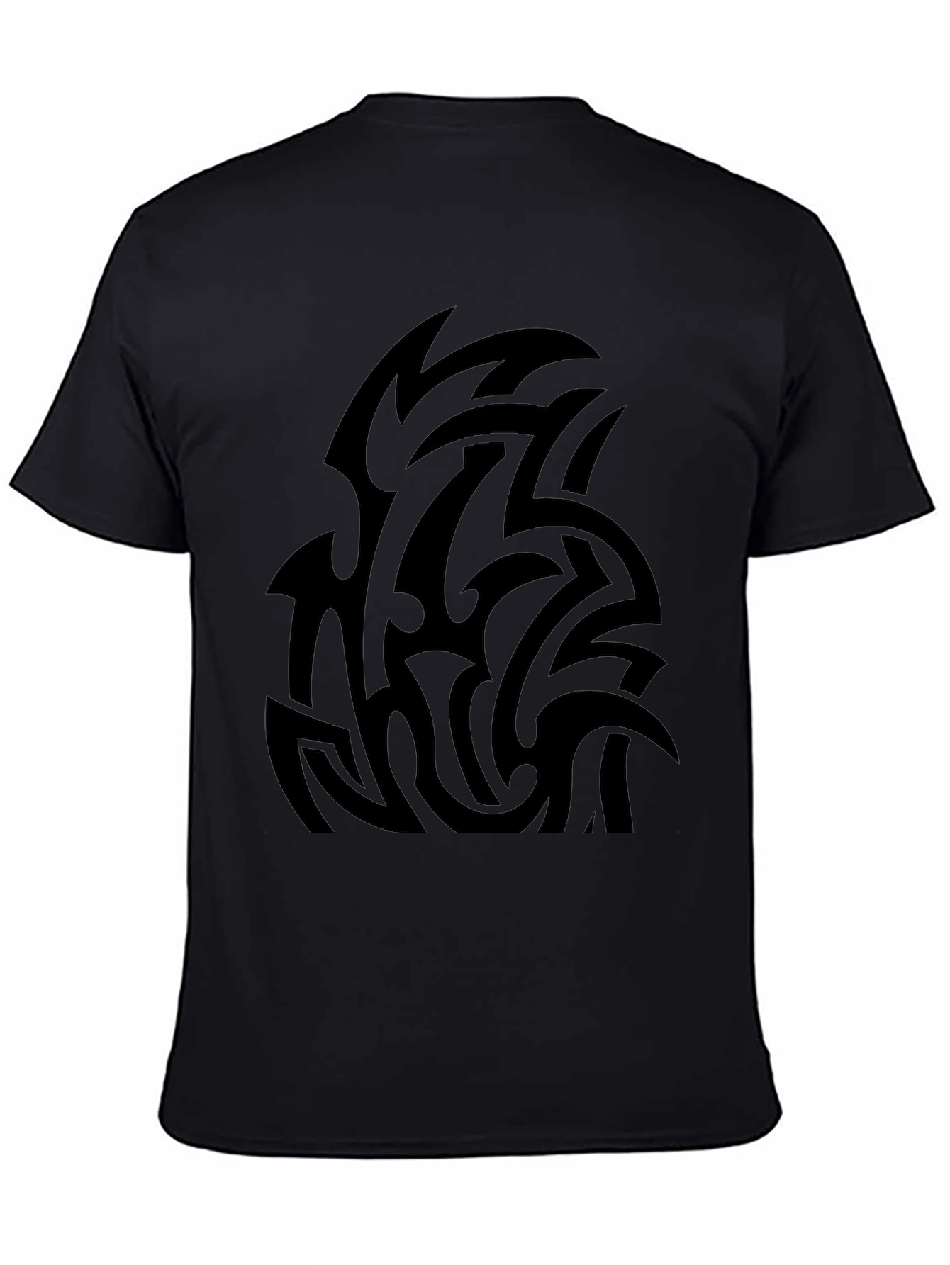 Tribal Graphic Black T-Shirt