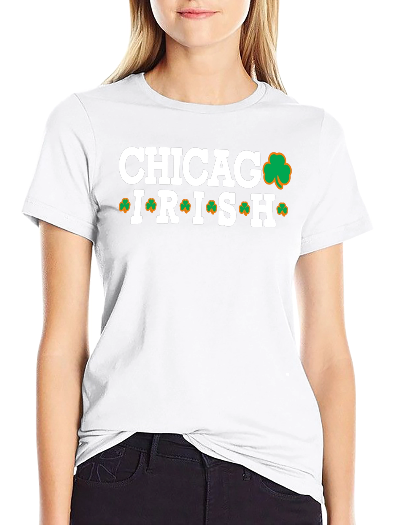 Chicago Irish T-Shirt - Shamrock Graphic Tee