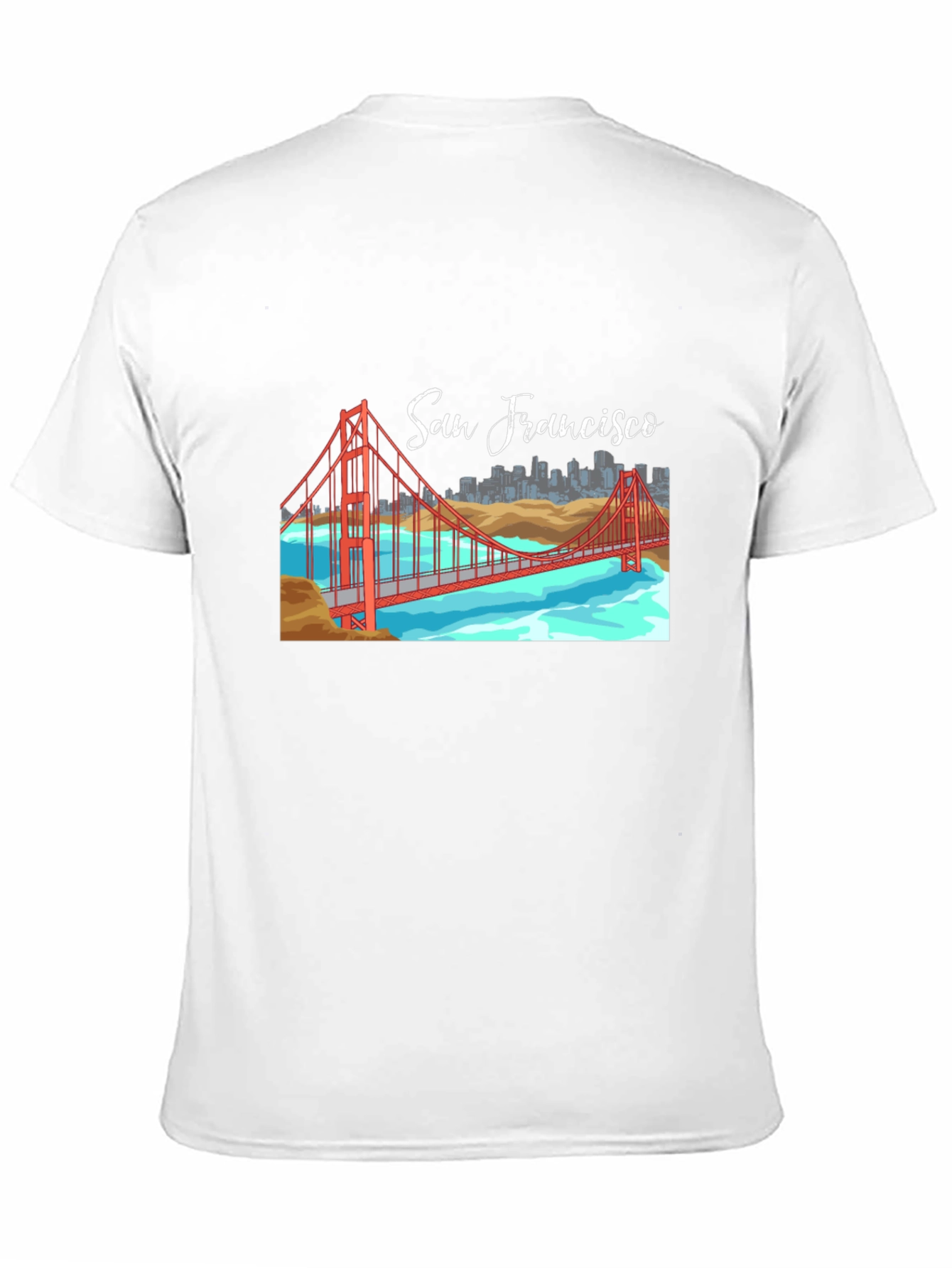 San Francisco Bridge Graphic Tee - Black