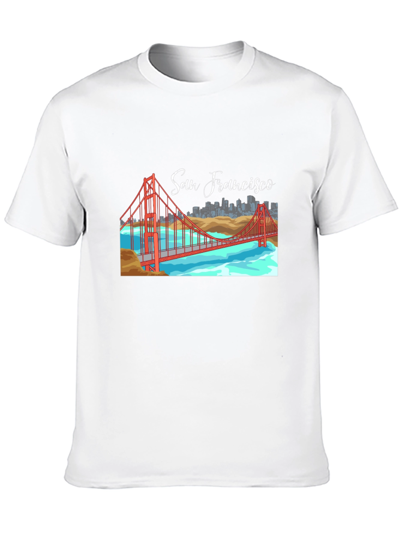 San Francisco Bridge Graphic Tee - Black