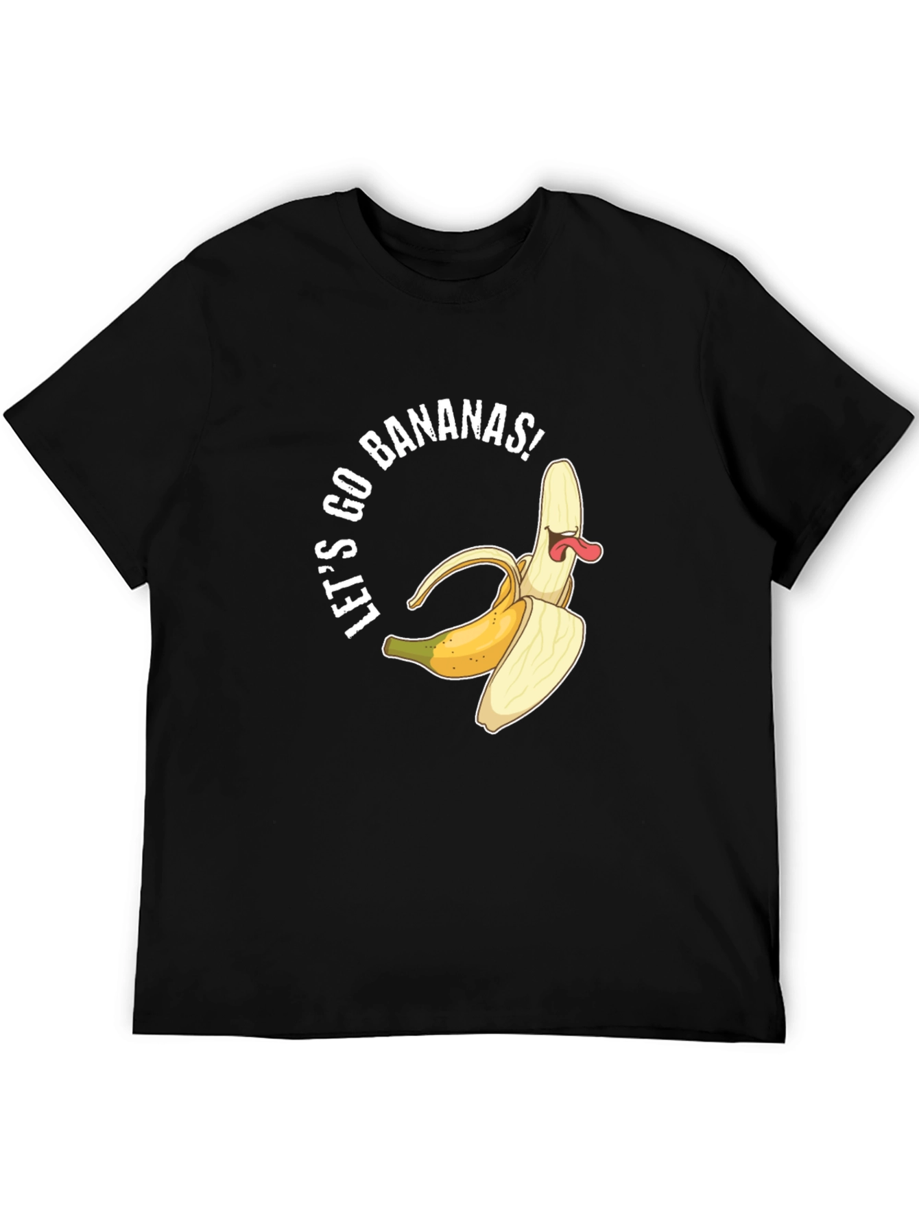 Lets Go Bananas Black Graphic Tee