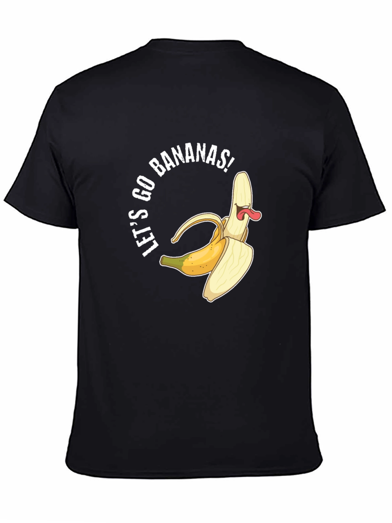Lets Go Bananas Black Graphic Tee