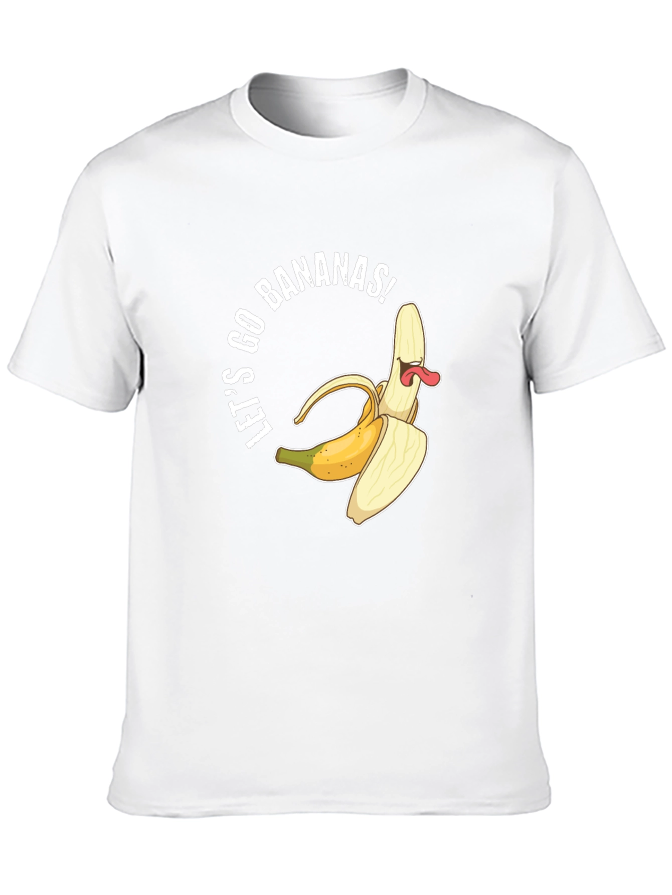 Lets Go Bananas Black Graphic Tee