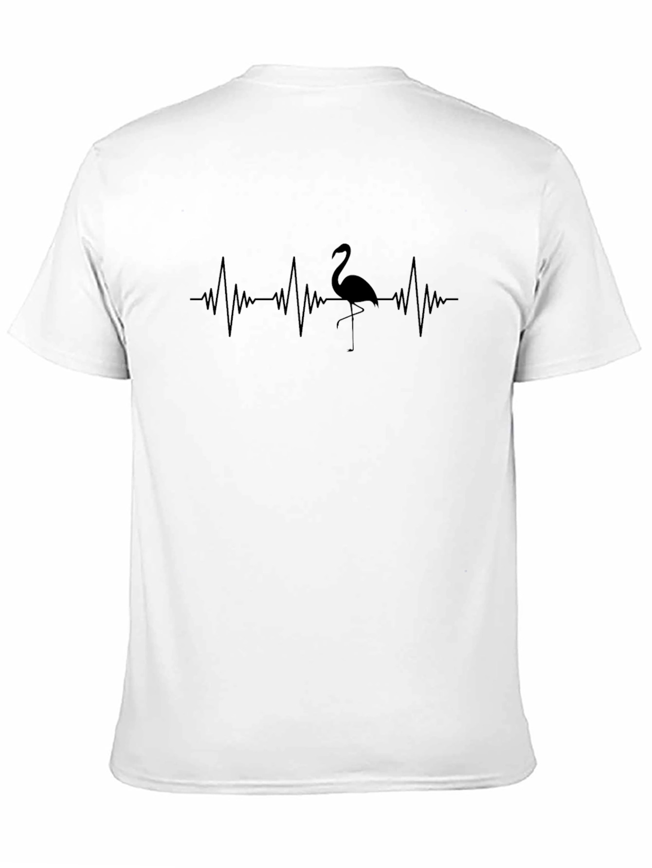 Flamingo Heartbeat Graphic T-Shirt