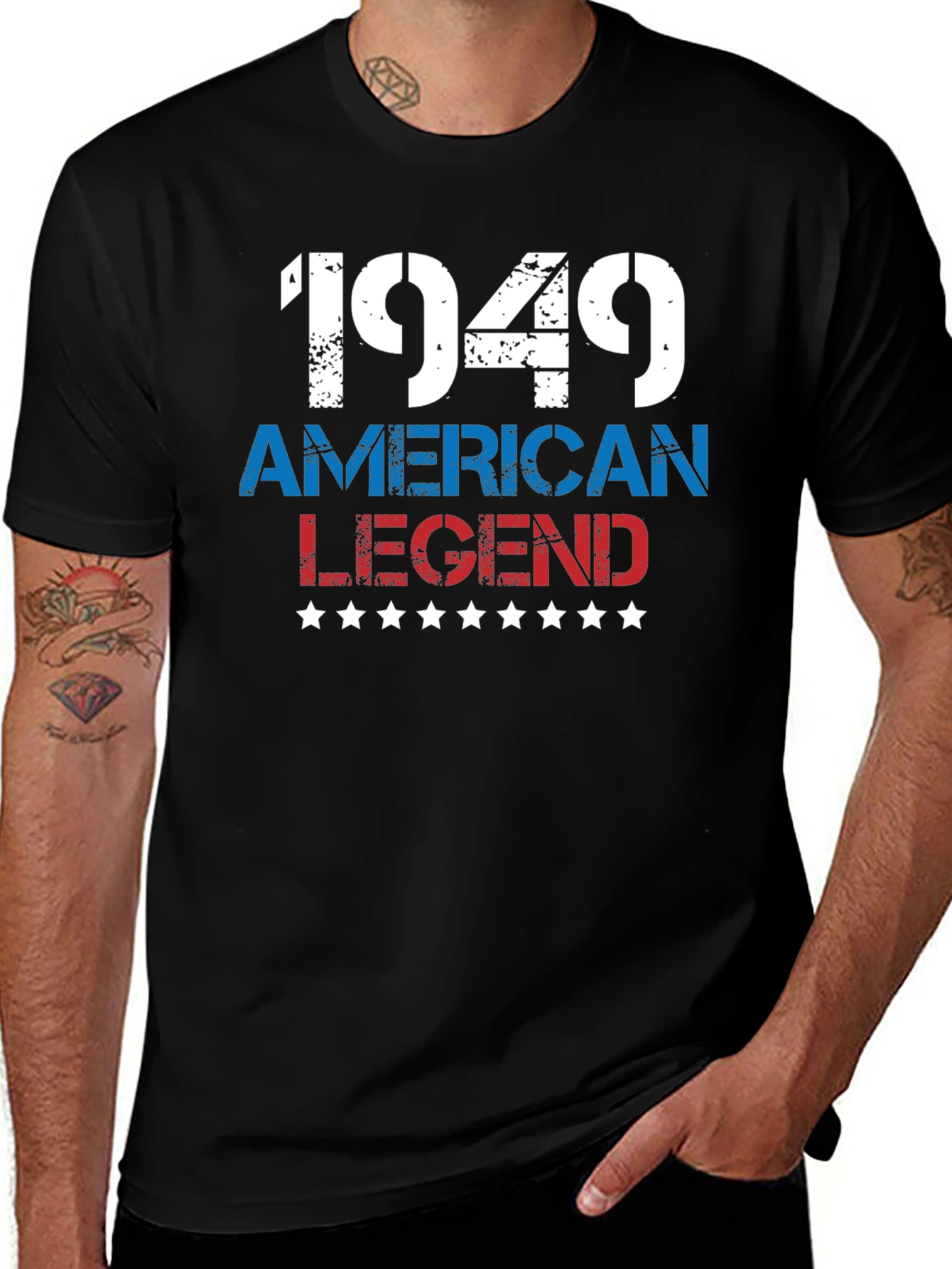 1949 American Legend Patriotic Graphic T-Shirt