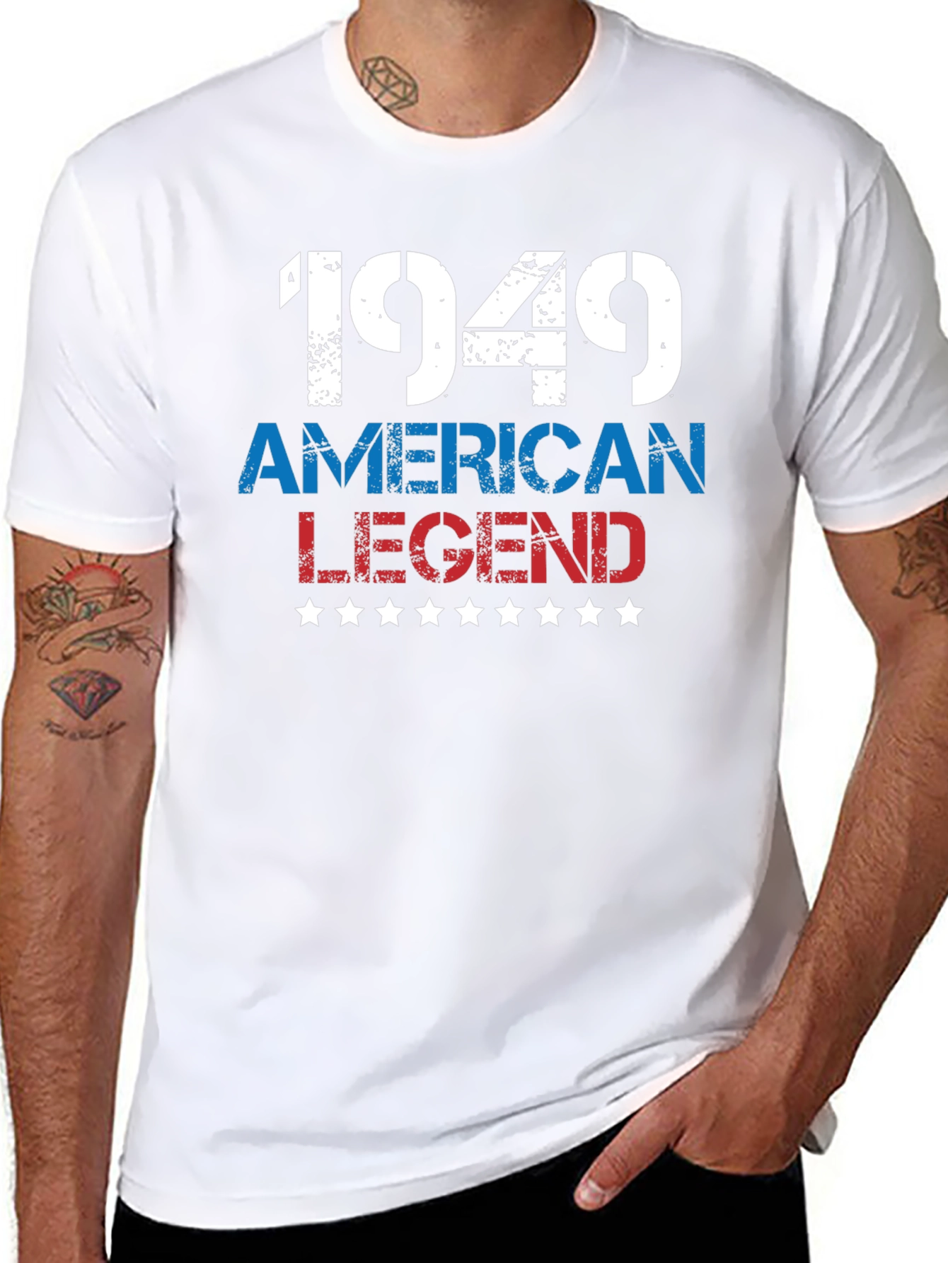 1949 American Legend Patriotic Graphic T-Shirt