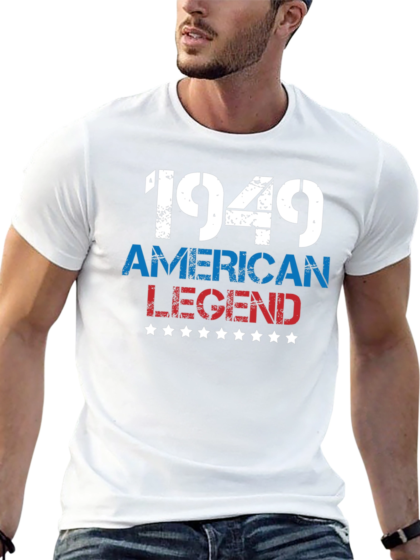 1949 American Legend Patriotic Graphic T-Shirt