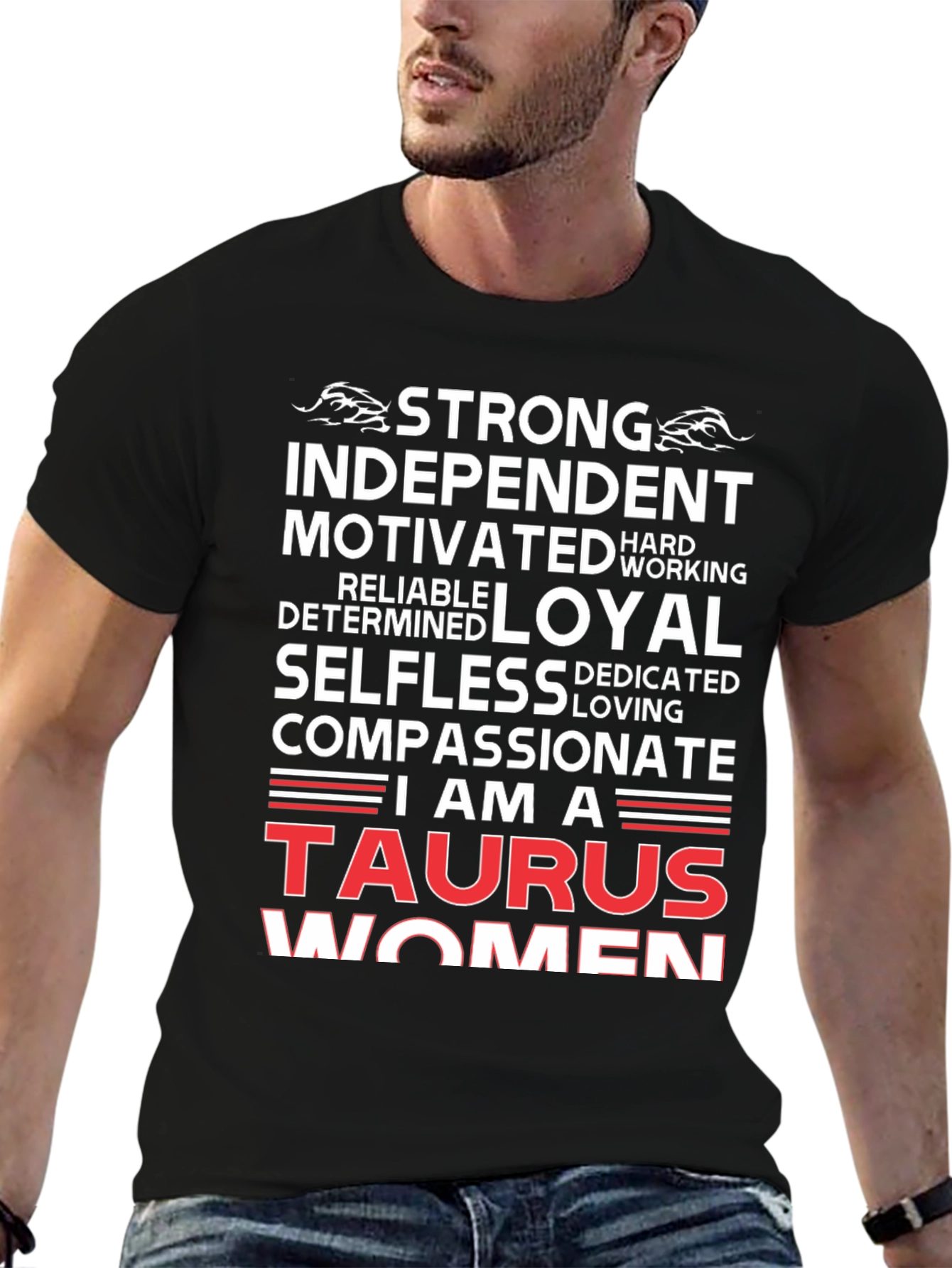 Taurus Woman Zodiac T-Shirt - Strong Independent Compassionate