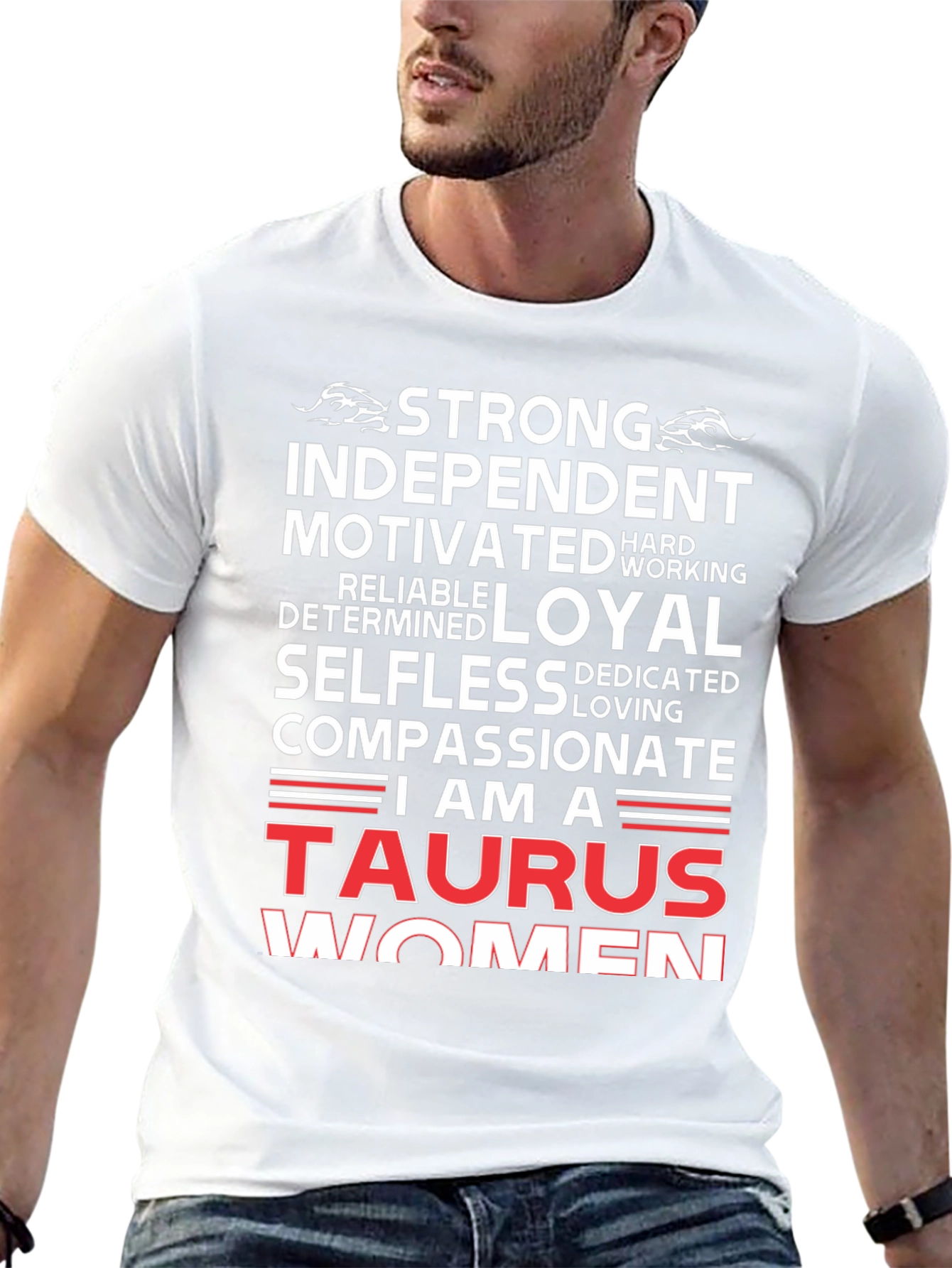 Taurus Woman Zodiac T-Shirt - Strong Independent Compassionate