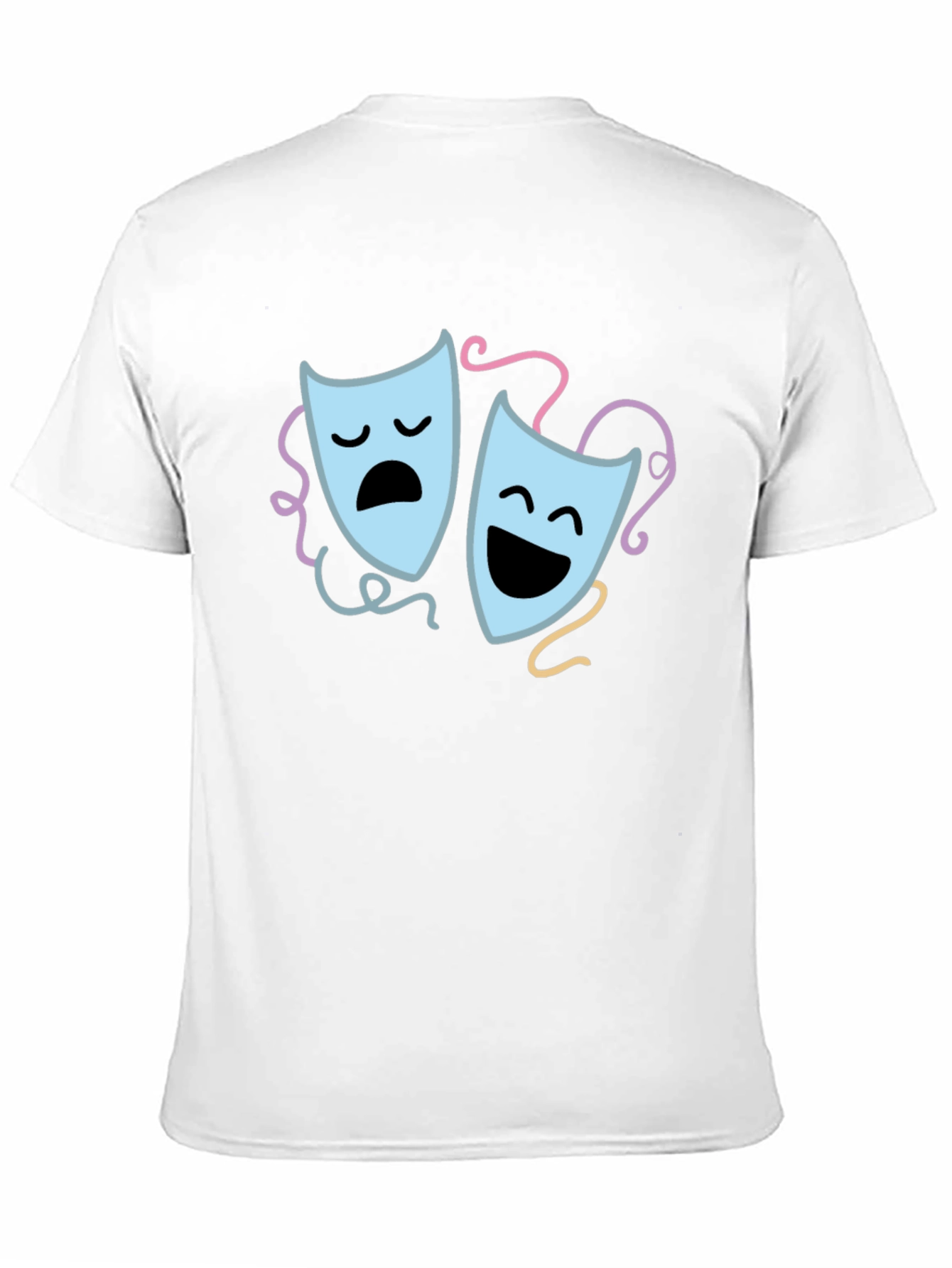 Comedy & Tragedy Mask Graphic Tee