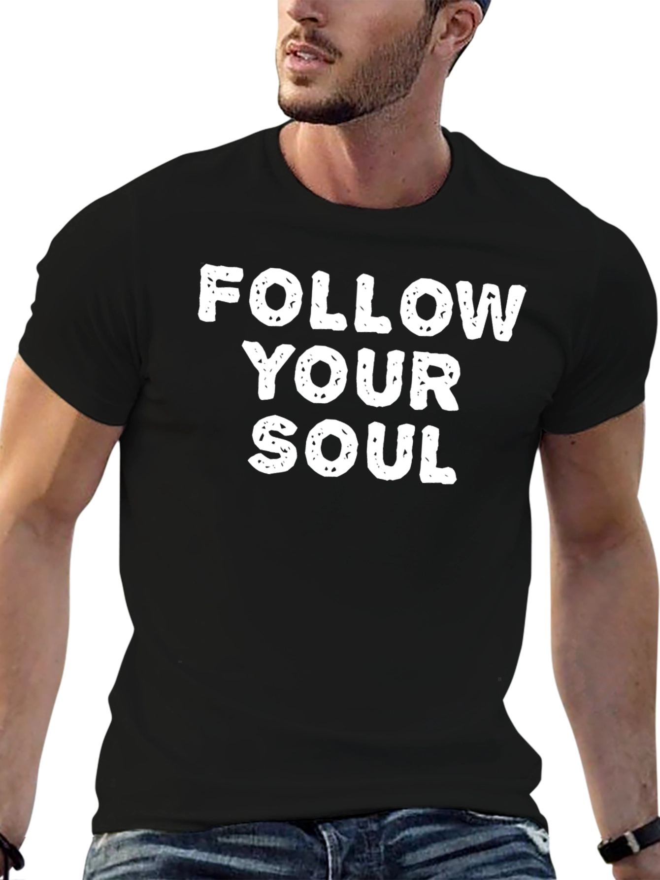 Follow Your Soul Graphic Tee - Inspirational Cotton T-Shirt