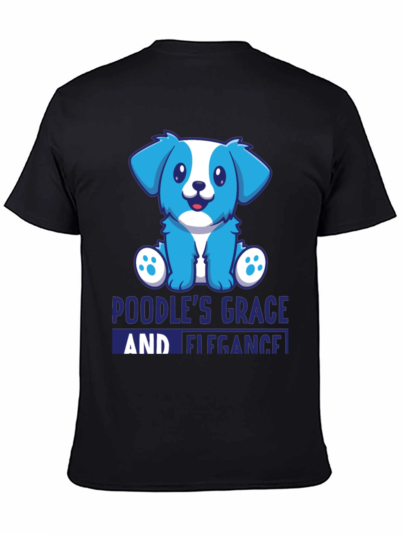Poodles Grace Tee - Cute Dog Cartoon T-Shirt
