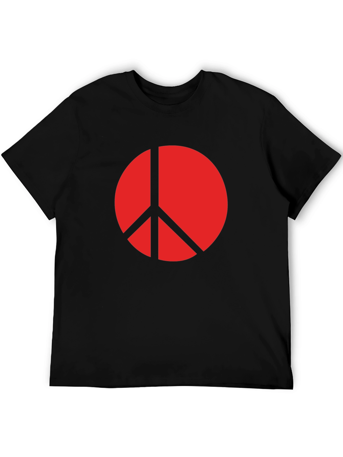 Peace Symbol Black T-Shirt