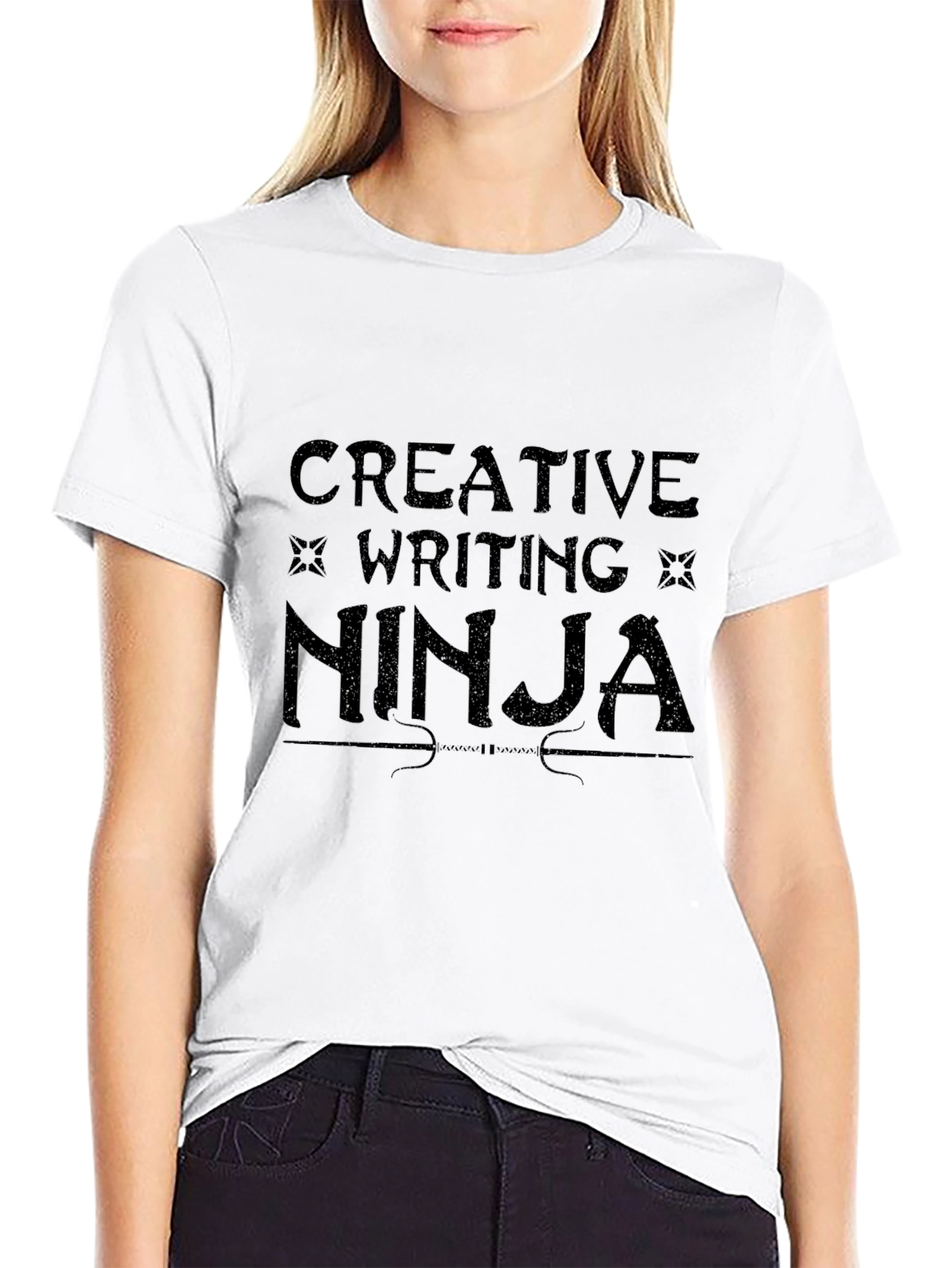 Creative Writing Ninja Black T-Shirt