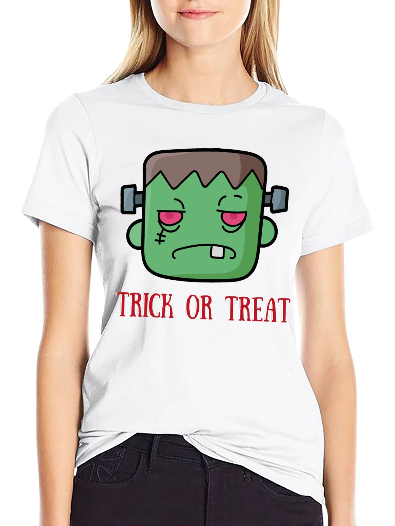 Frankenstein Trick or Treat Halloween T-Shirt