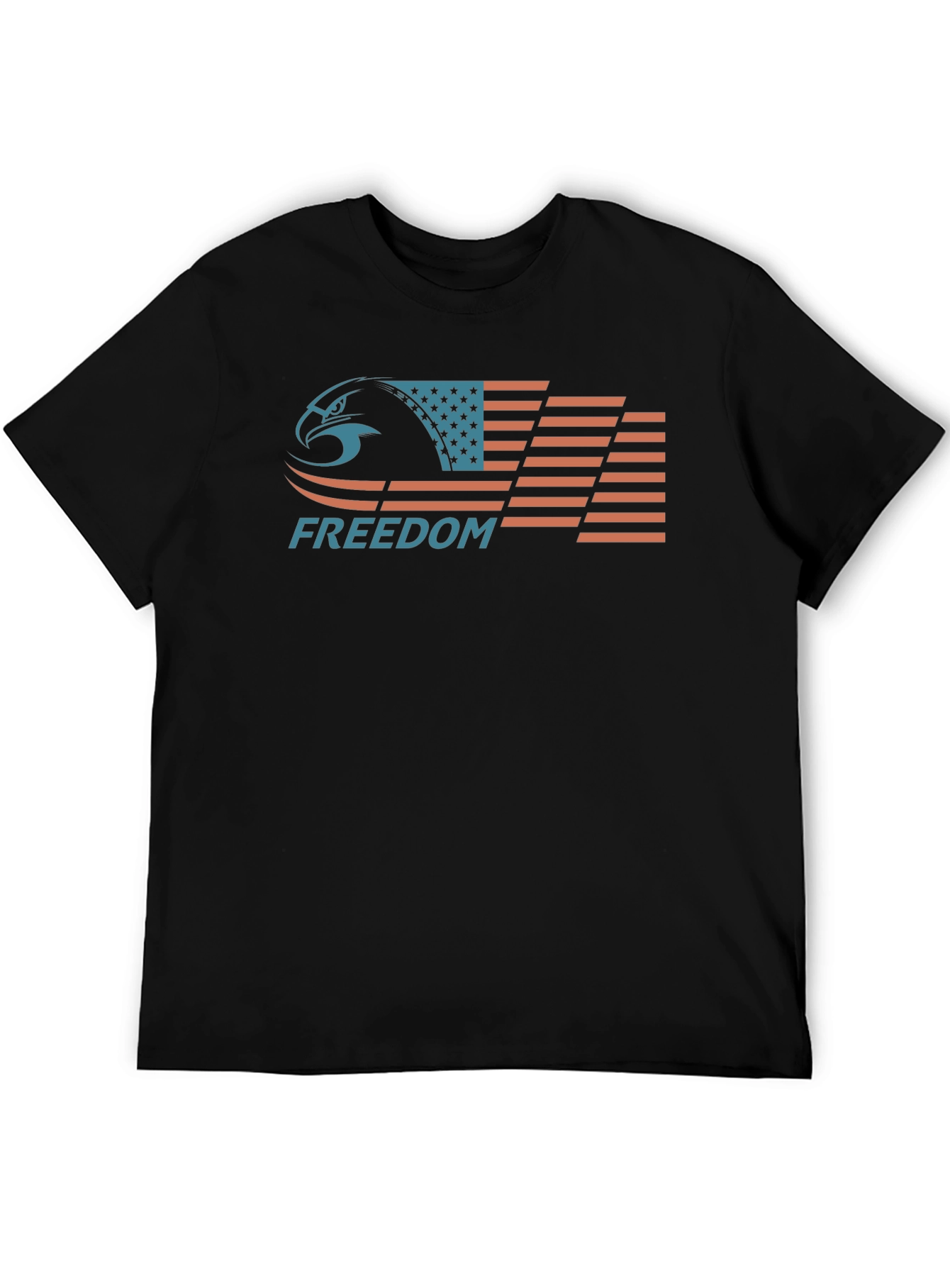 Freedom Eagle Graphic Tee - Patriotic Style