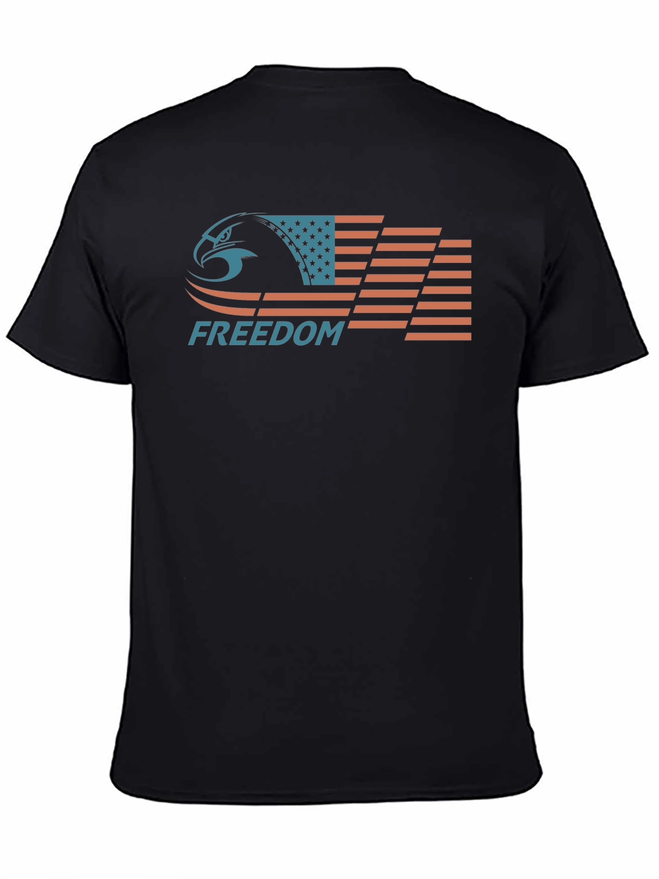 Freedom Eagle Graphic Tee - Patriotic Style