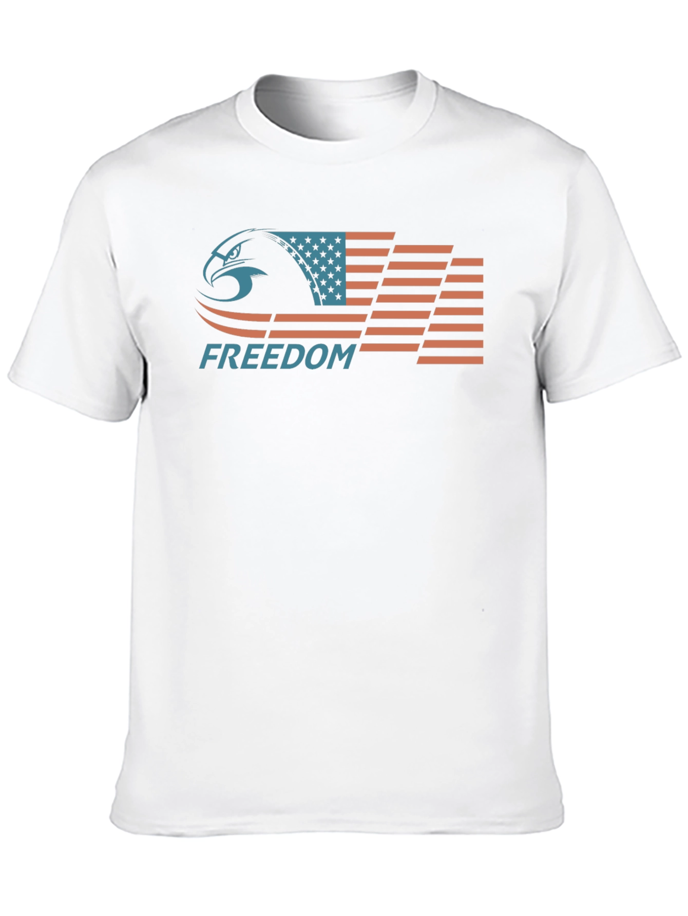 Freedom Eagle Graphic Tee - Patriotic Style