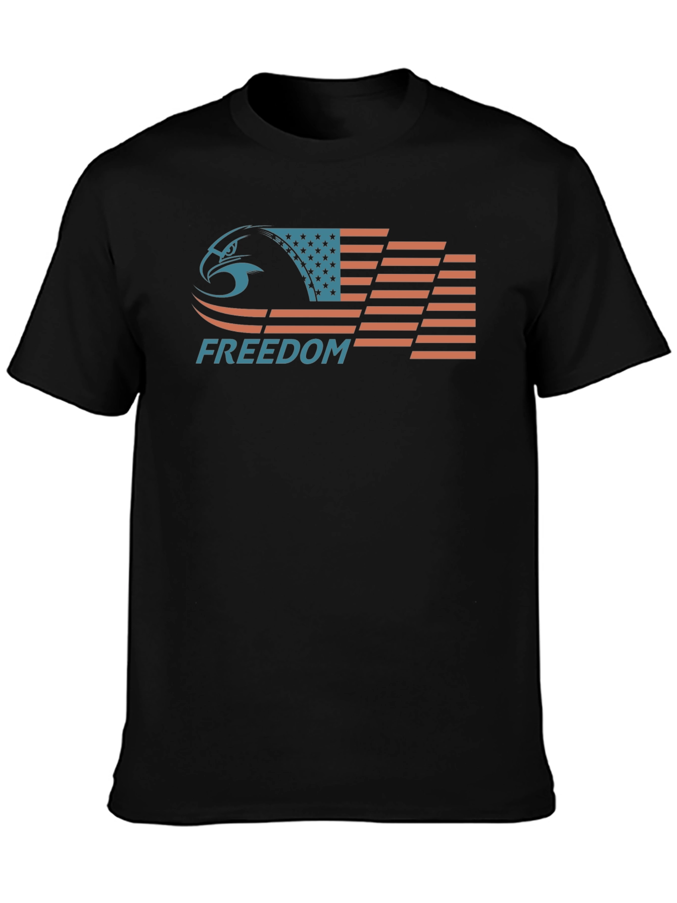 Freedom Eagle Graphic Tee - Patriotic Style
