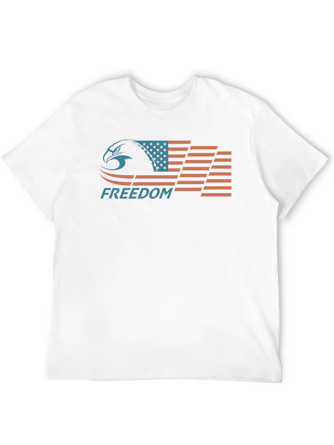 Freedom Eagle Graphic Tee - Patriotic Style