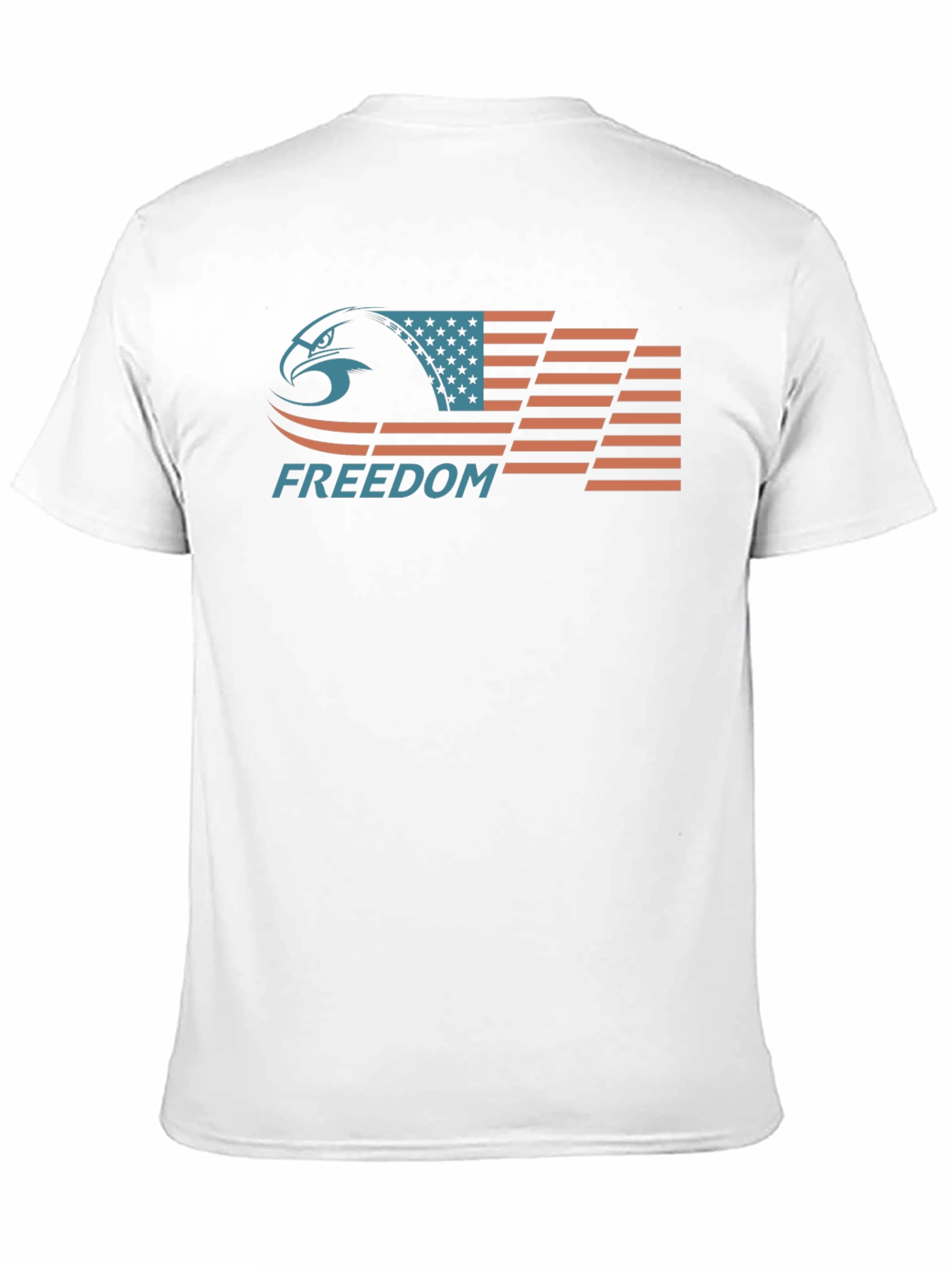 Freedom Eagle Graphic Tee - Patriotic Style