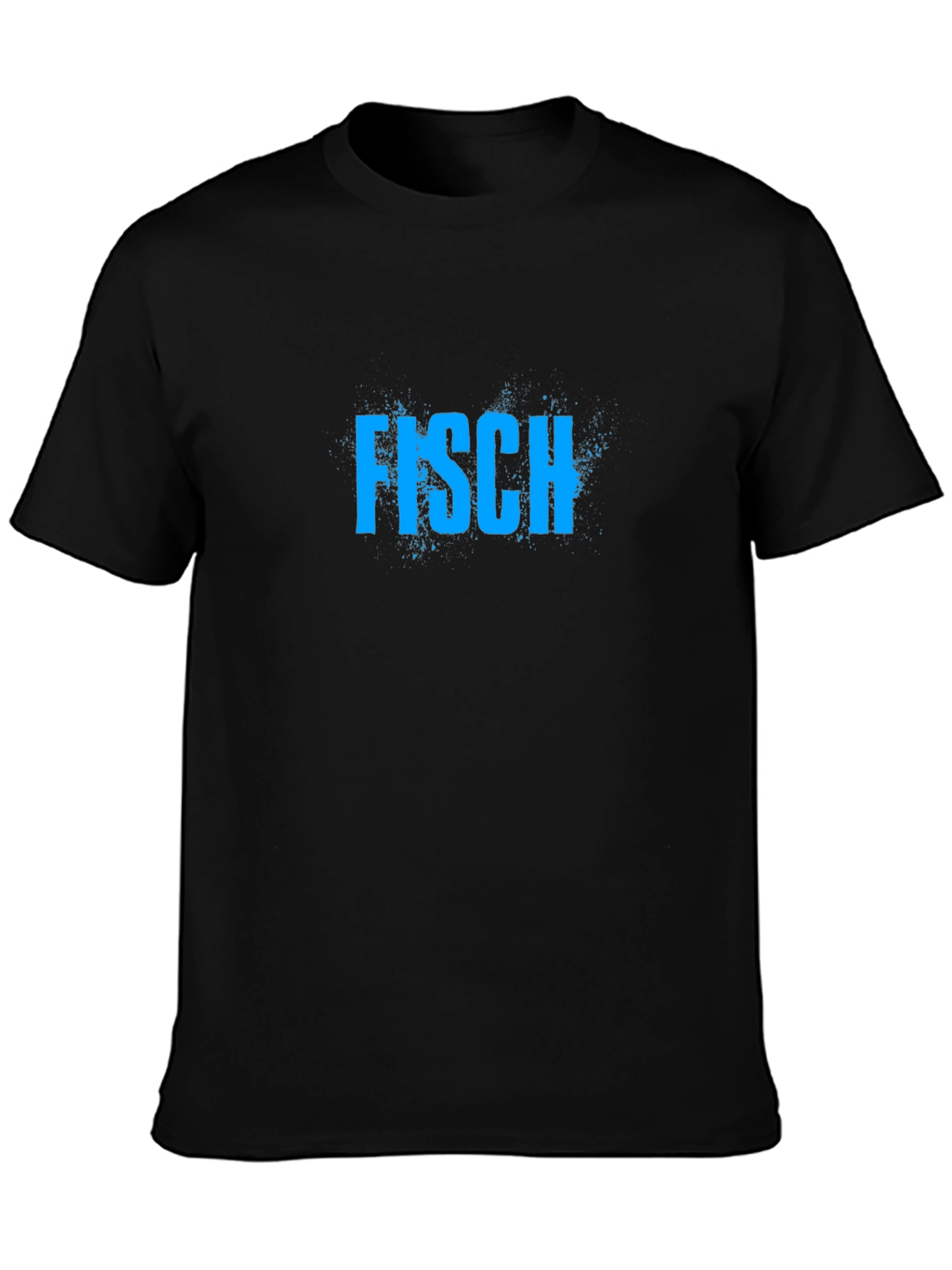 Fisch T-Shirt - Cool Blue Graphic