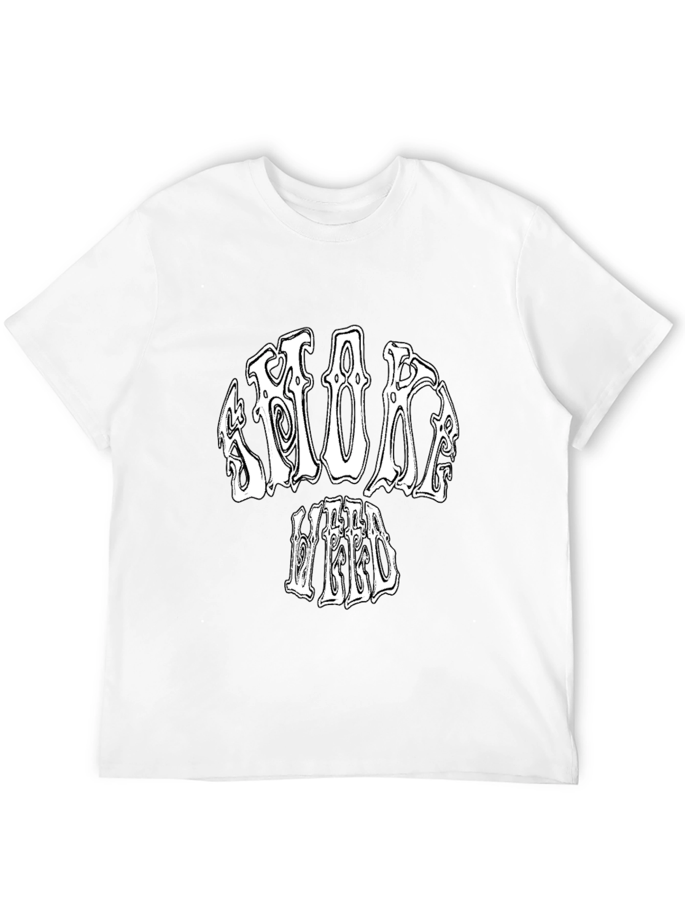 Smoke Weed Black Graphic T-Shirt