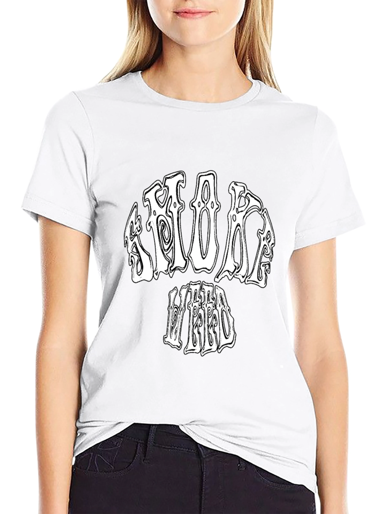Smoke Weed Black Graphic T-Shirt