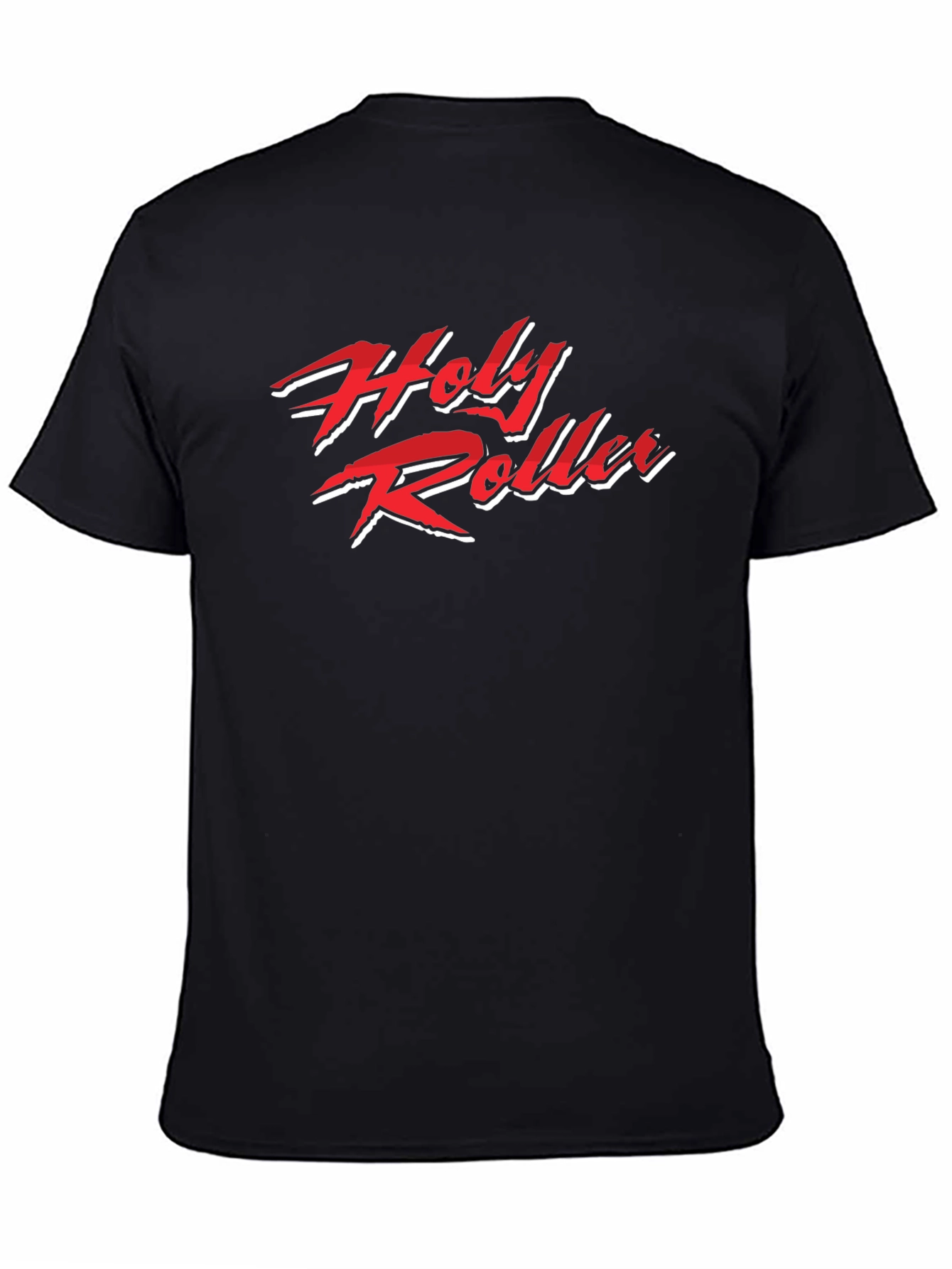 Holy Roller Graphic Tee - Black Casual T-Shirt
