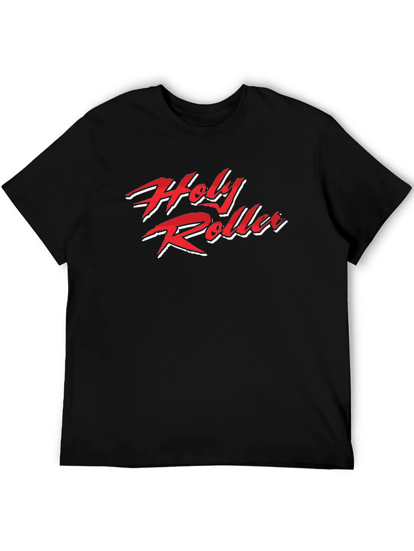 Holy Roller Graphic Tee - Black Casual T-Shirt
