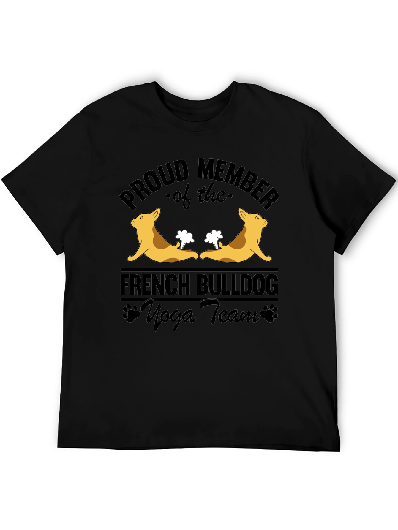 French Bulldog Yoga Team T-Shirt