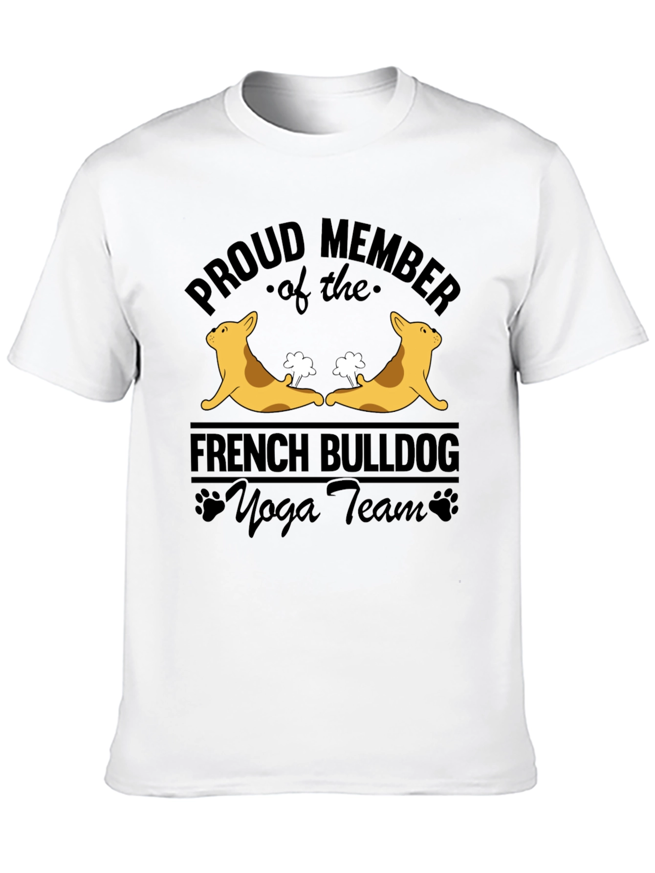 French Bulldog Yoga Team T-Shirt