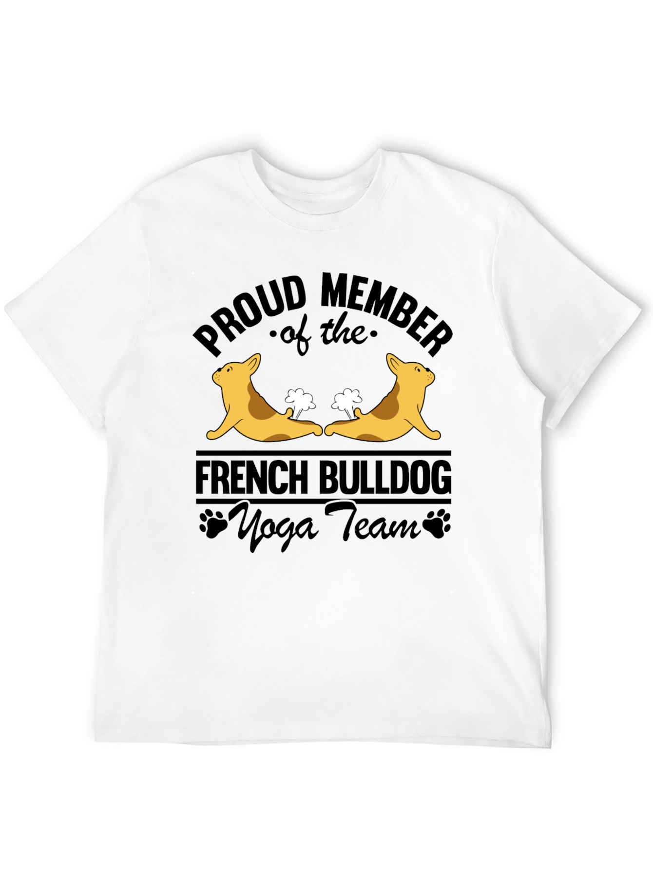 French Bulldog Yoga Team T-Shirt