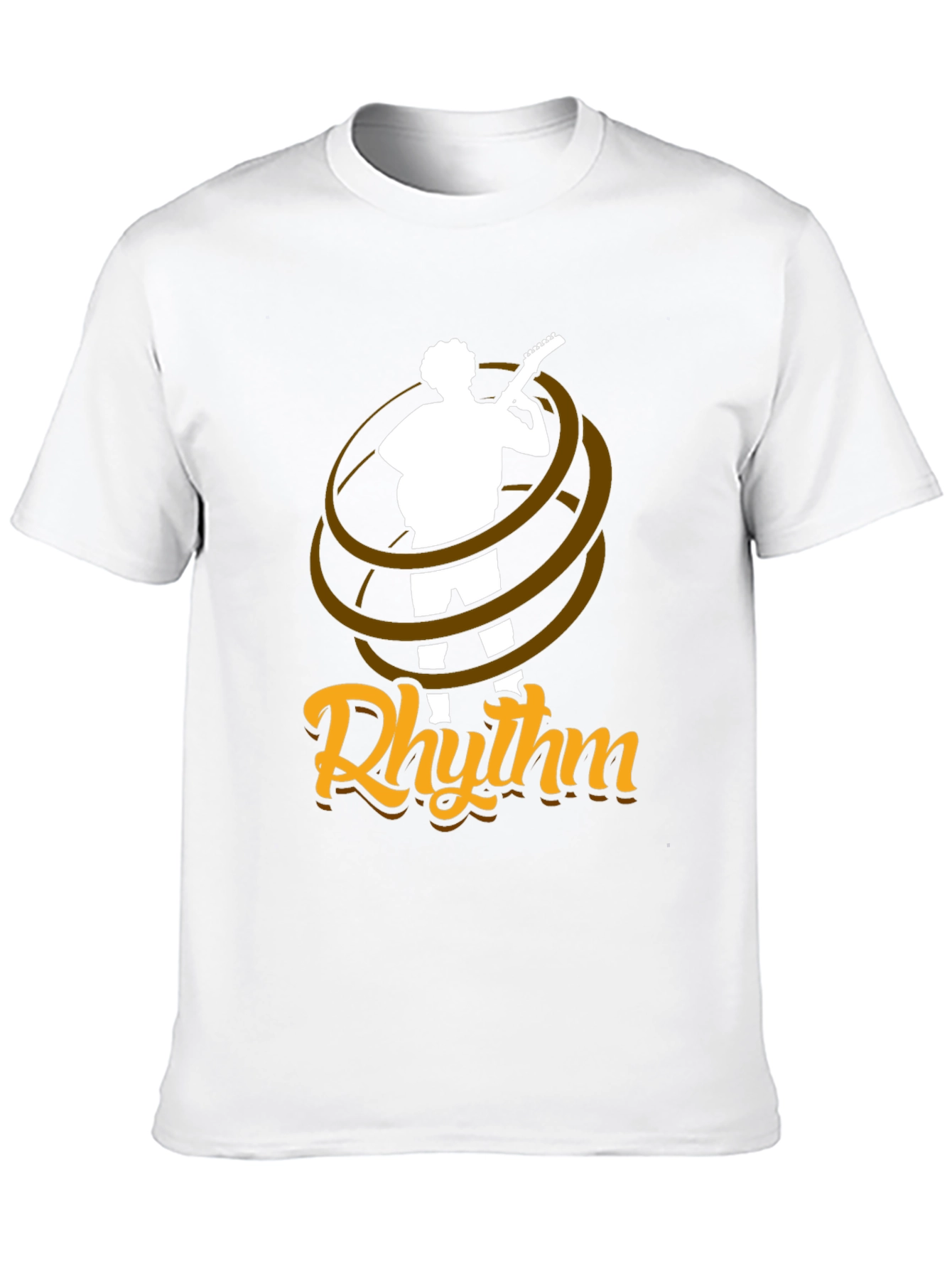 Rhythm Guitar Player T-Shirt - Black Cotton Tee