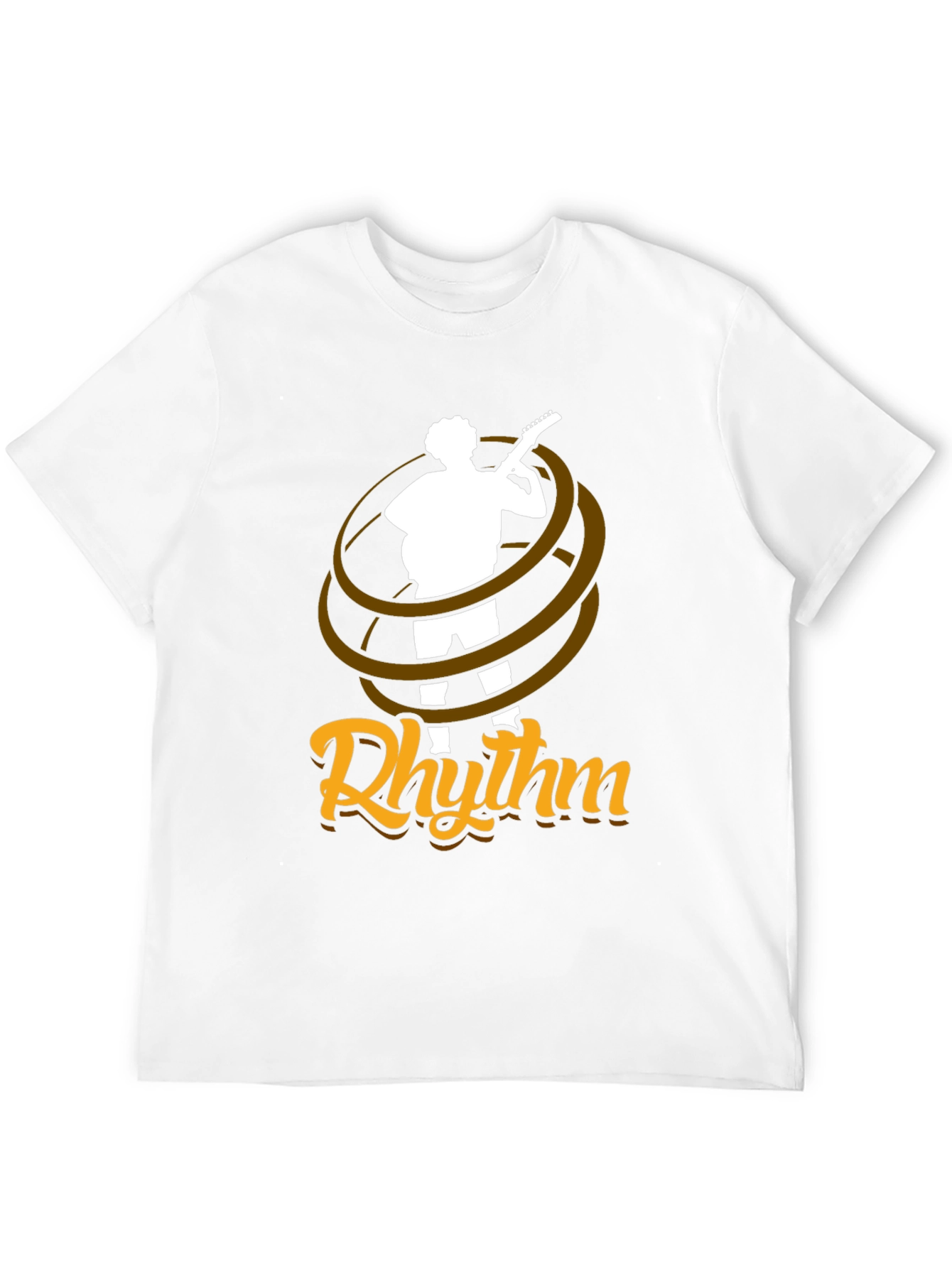 Rhythm Guitar Player T-Shirt - Black Cotton Tee
