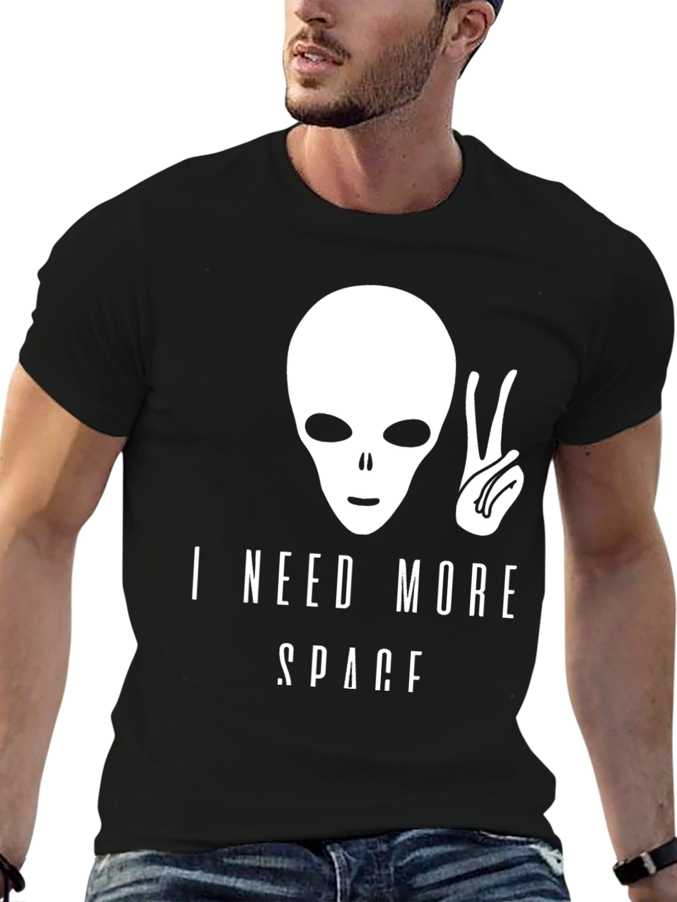 I Need More Space Alien Graphic Tee