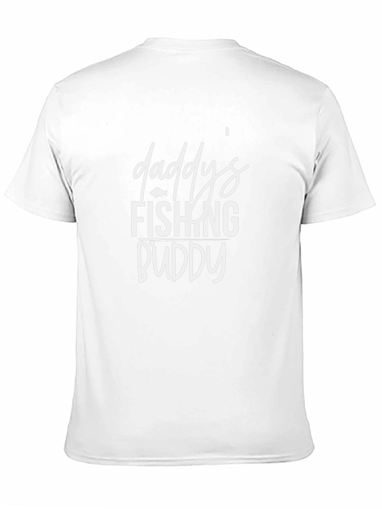 Daddys Fishing Buddy Black Tee