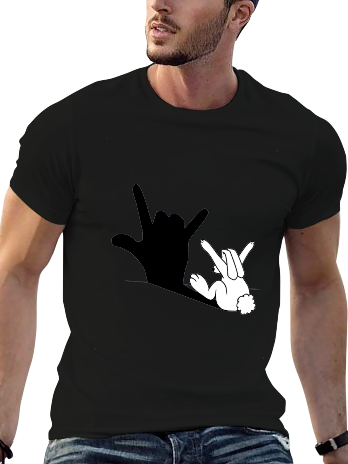 Rock On Rabbit Tee - Cool Graphic T-Shirt