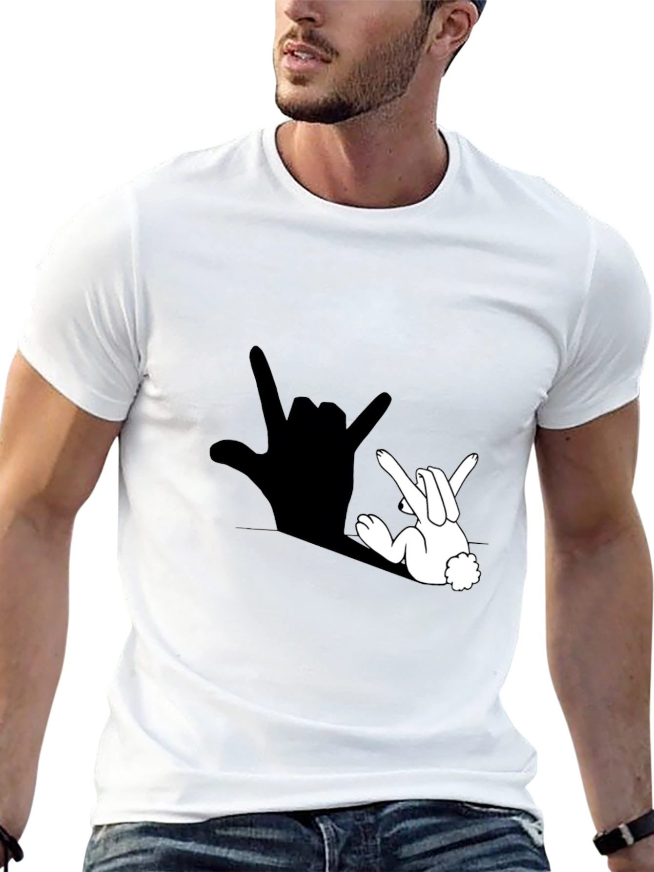 Rock On Rabbit Tee - Cool Graphic T-Shirt