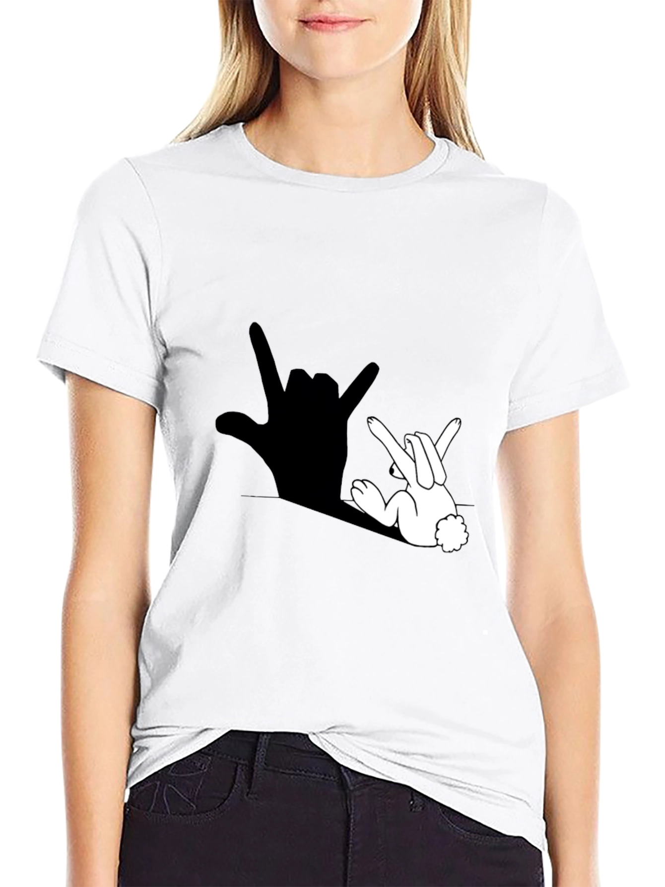 Rock On Rabbit Tee - Cool Graphic T-Shirt