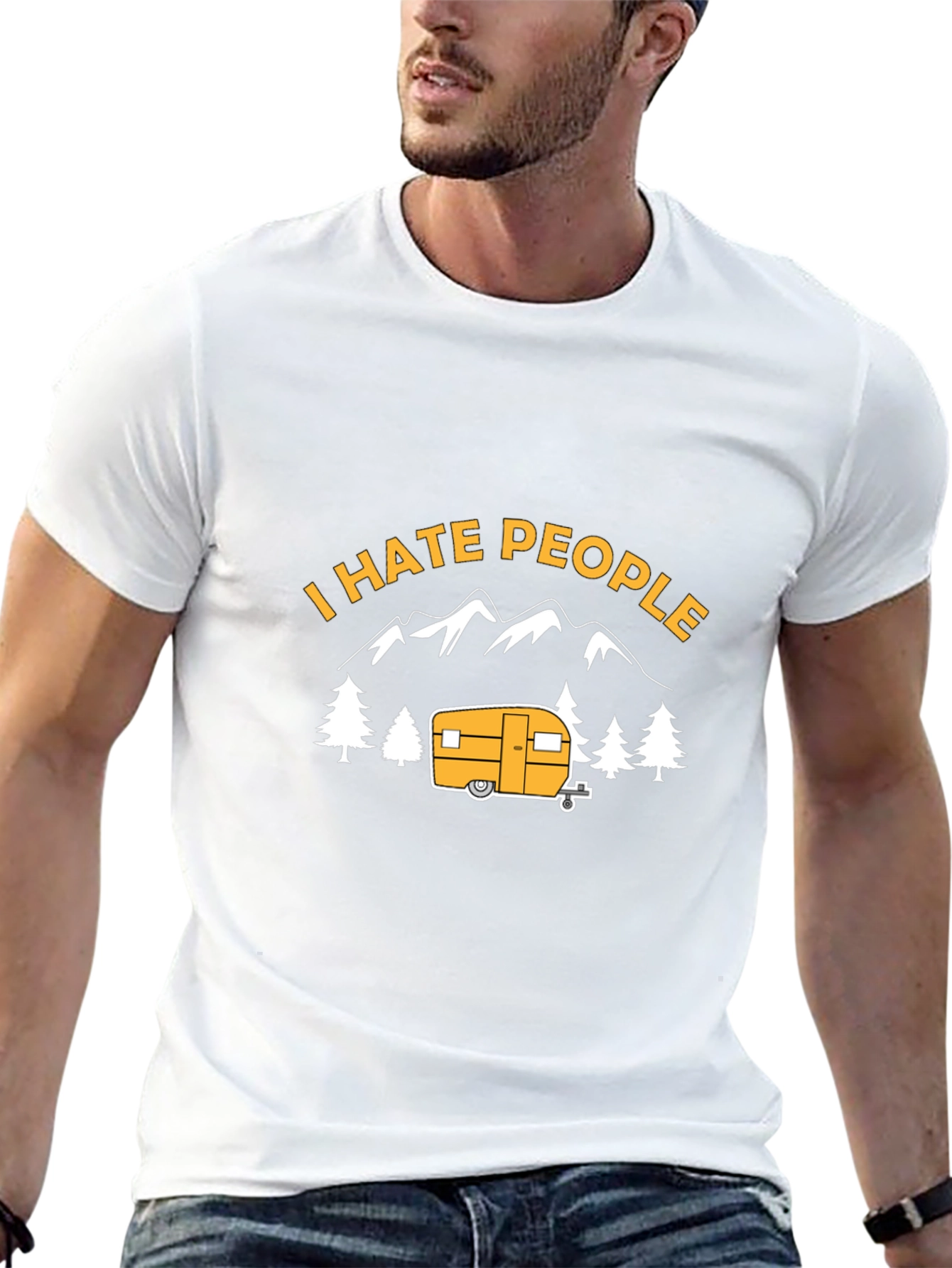 I Hate People Camping T-Shirt