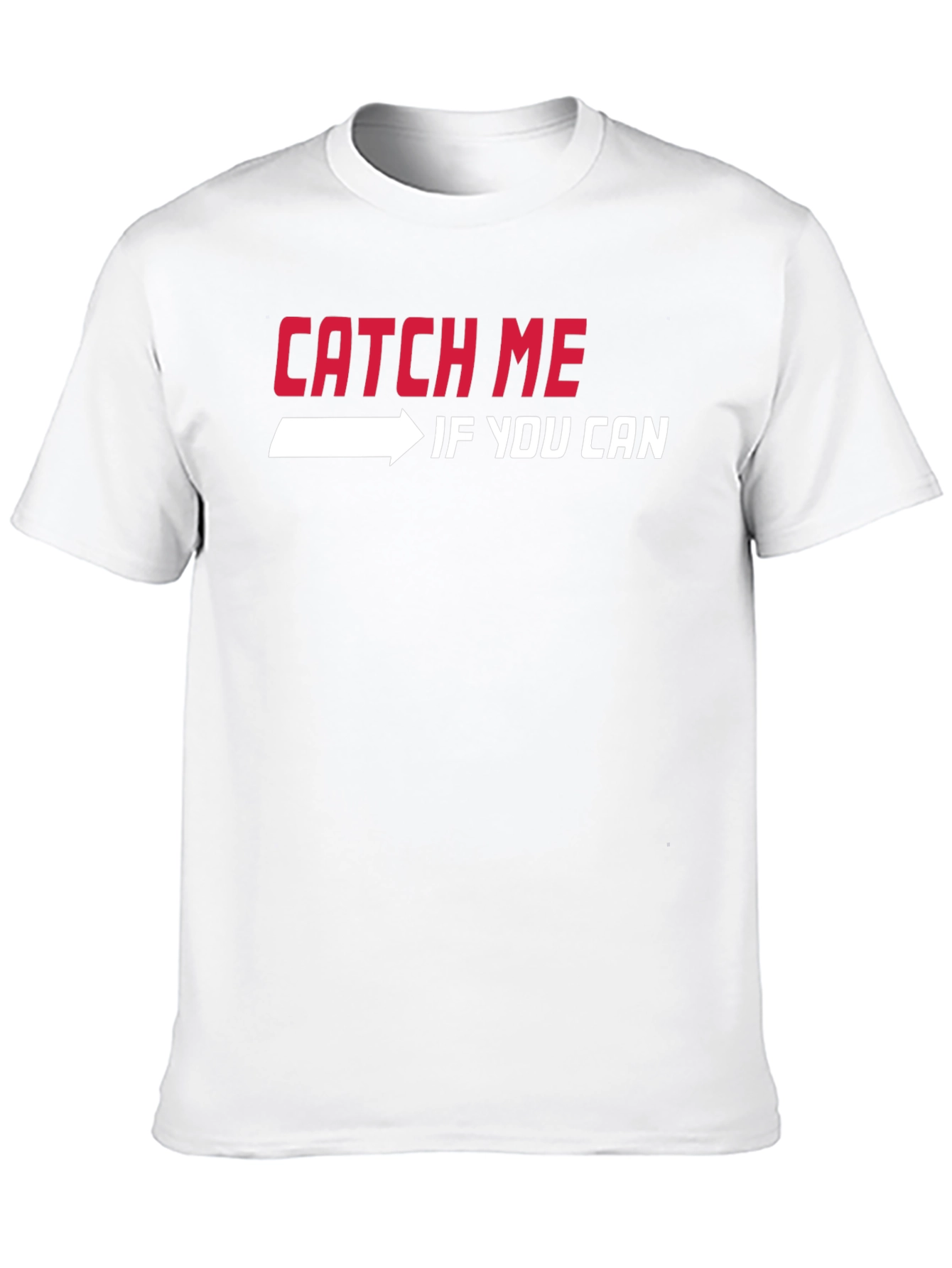 Catch Me If You Can Graphic Tee - Black