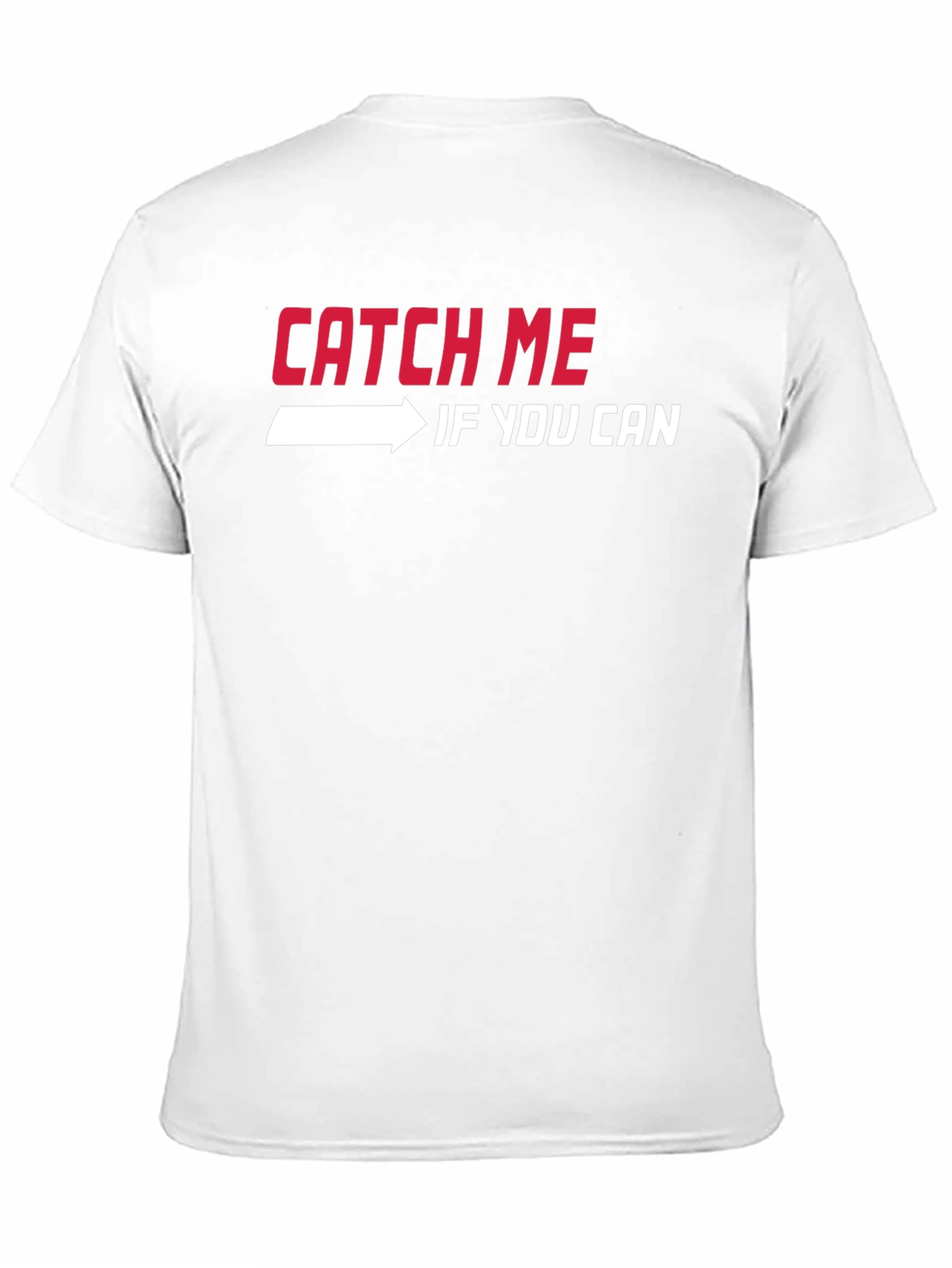 Catch Me If You Can Graphic Tee - Black