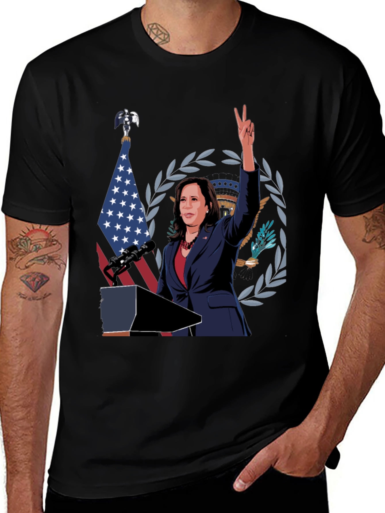 Kamala Harris Graphic T-Shirt - Political Pride