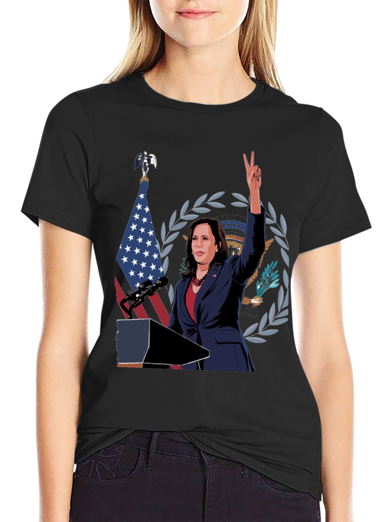 Kamala Harris Graphic T-Shirt - Political Pride