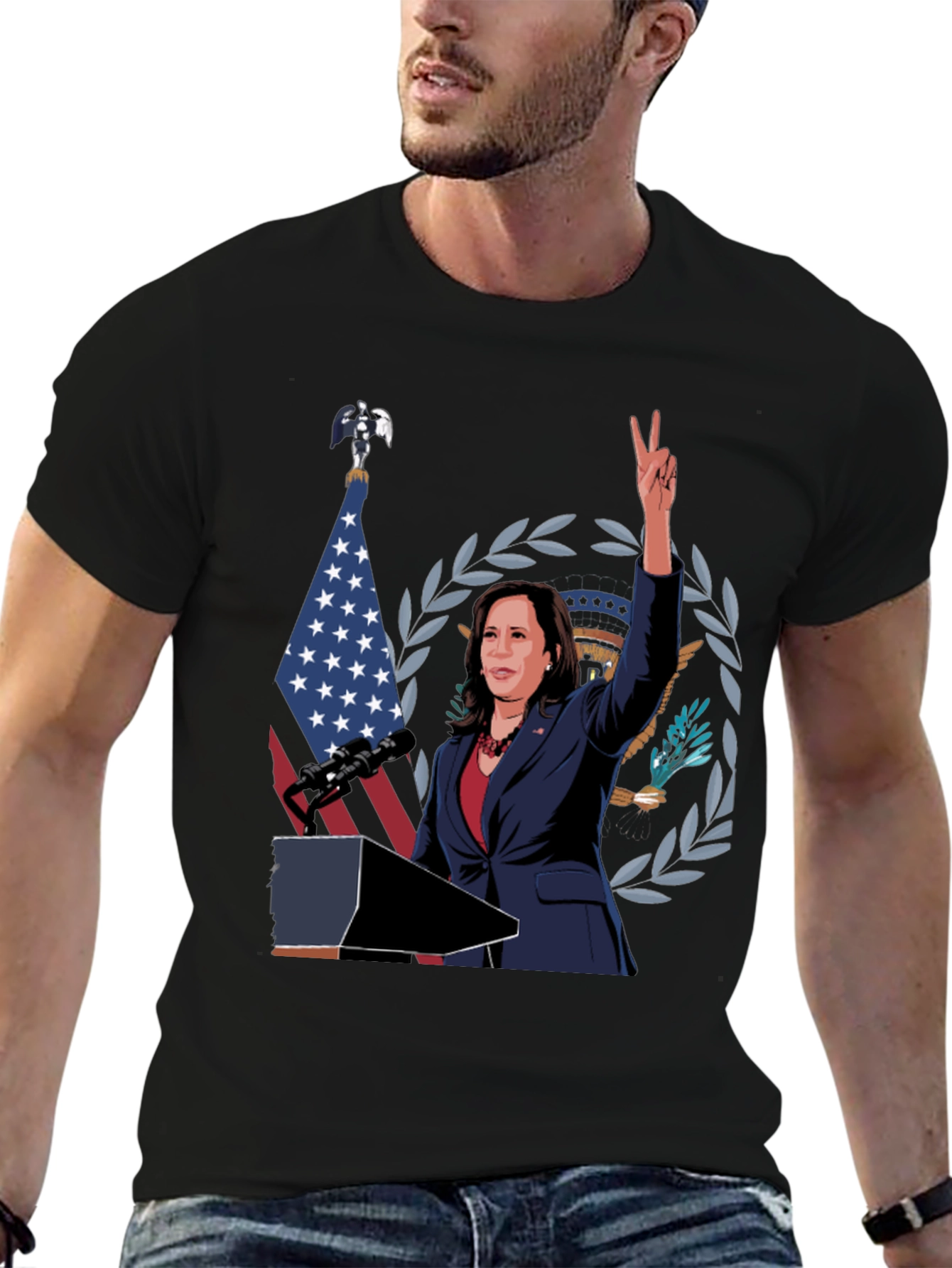 Kamala Harris Graphic T-Shirt - Political Pride