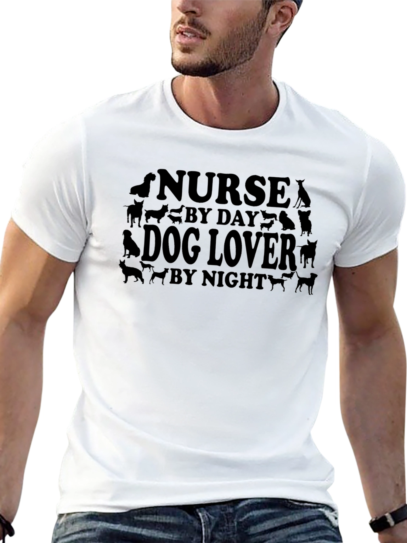 Nurse By Day Dog Lover By Night T-Shirt
